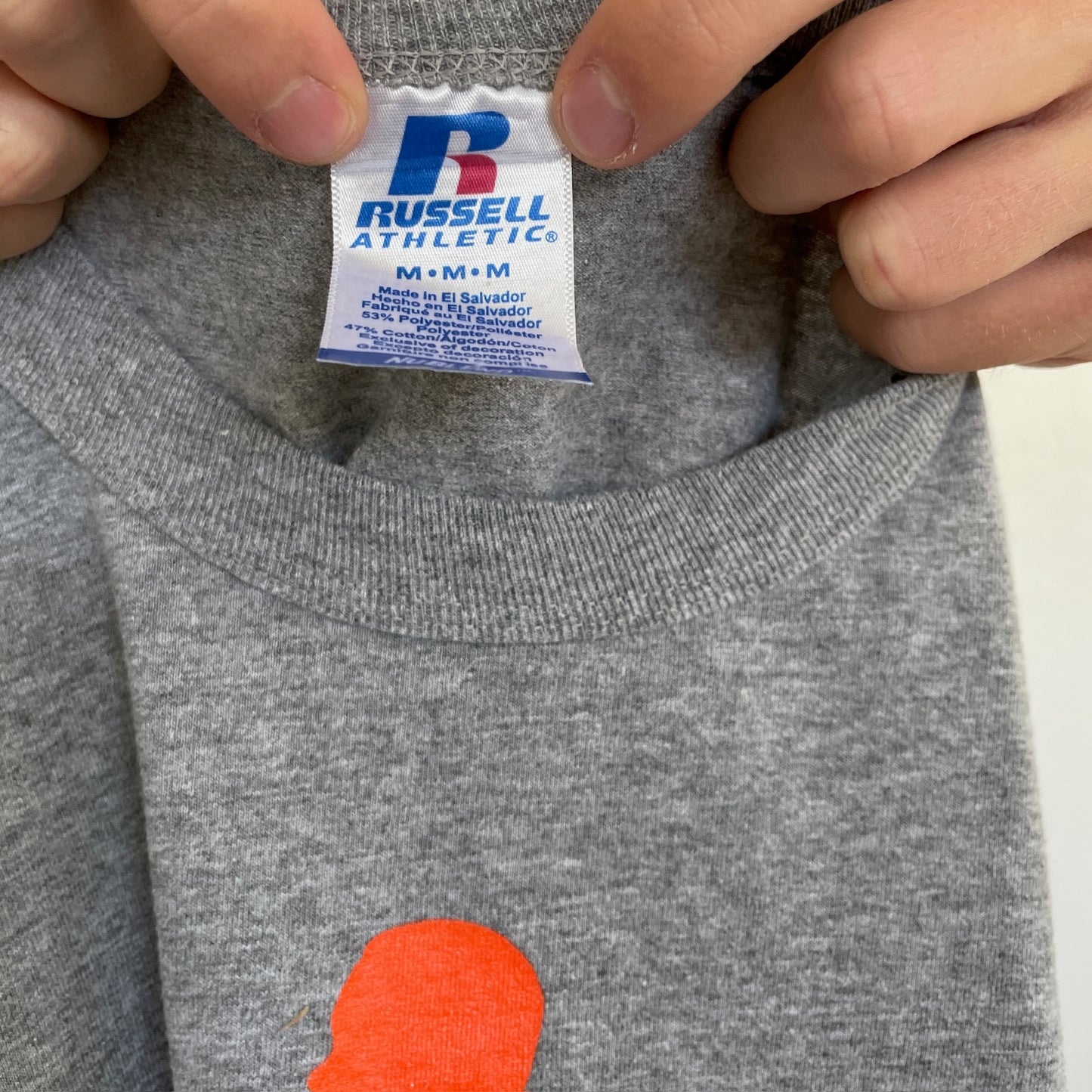 Grå Vintage "Clemson" T-Shirt