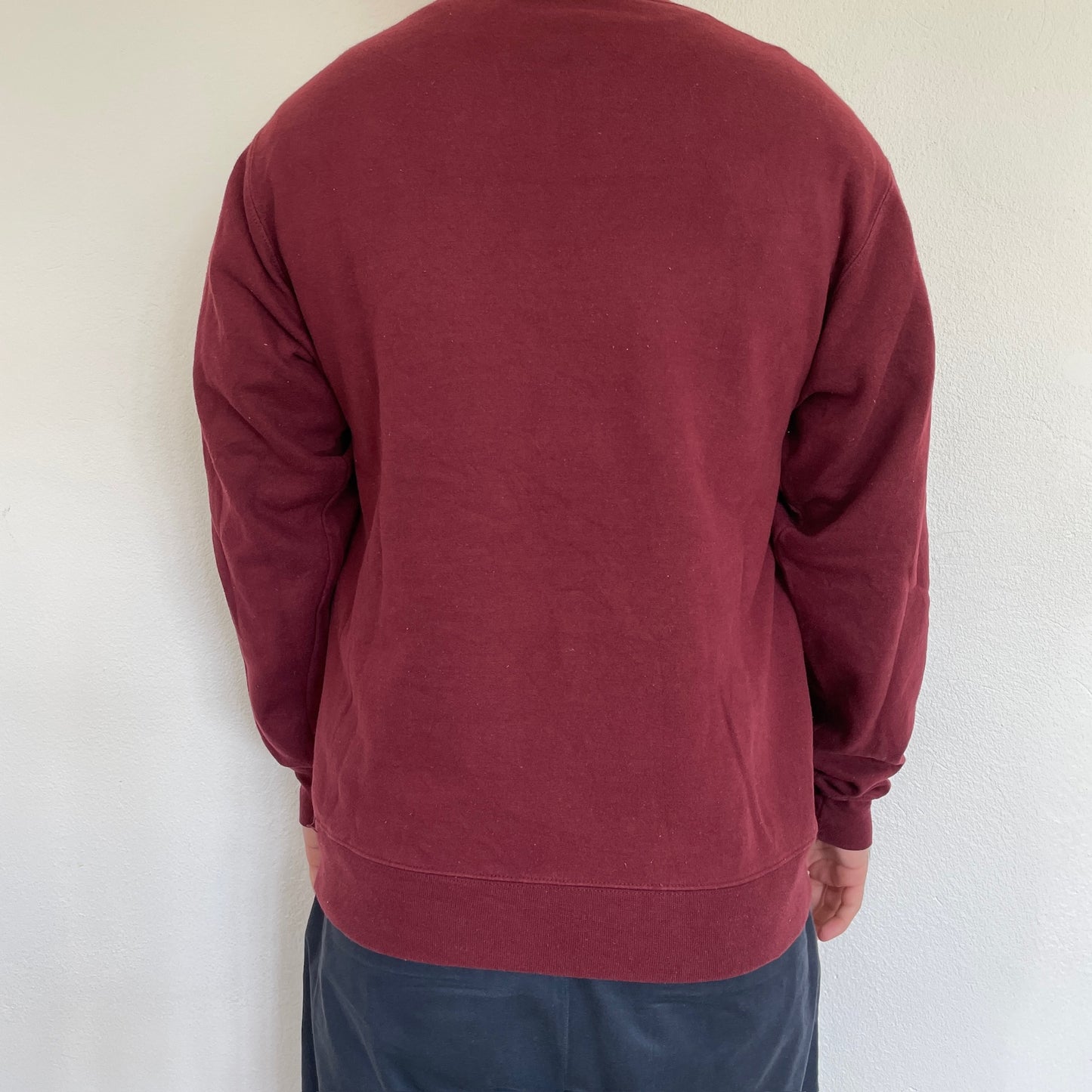 Bordeaux Rød Vintage "Hospitals College" Sweatshirt