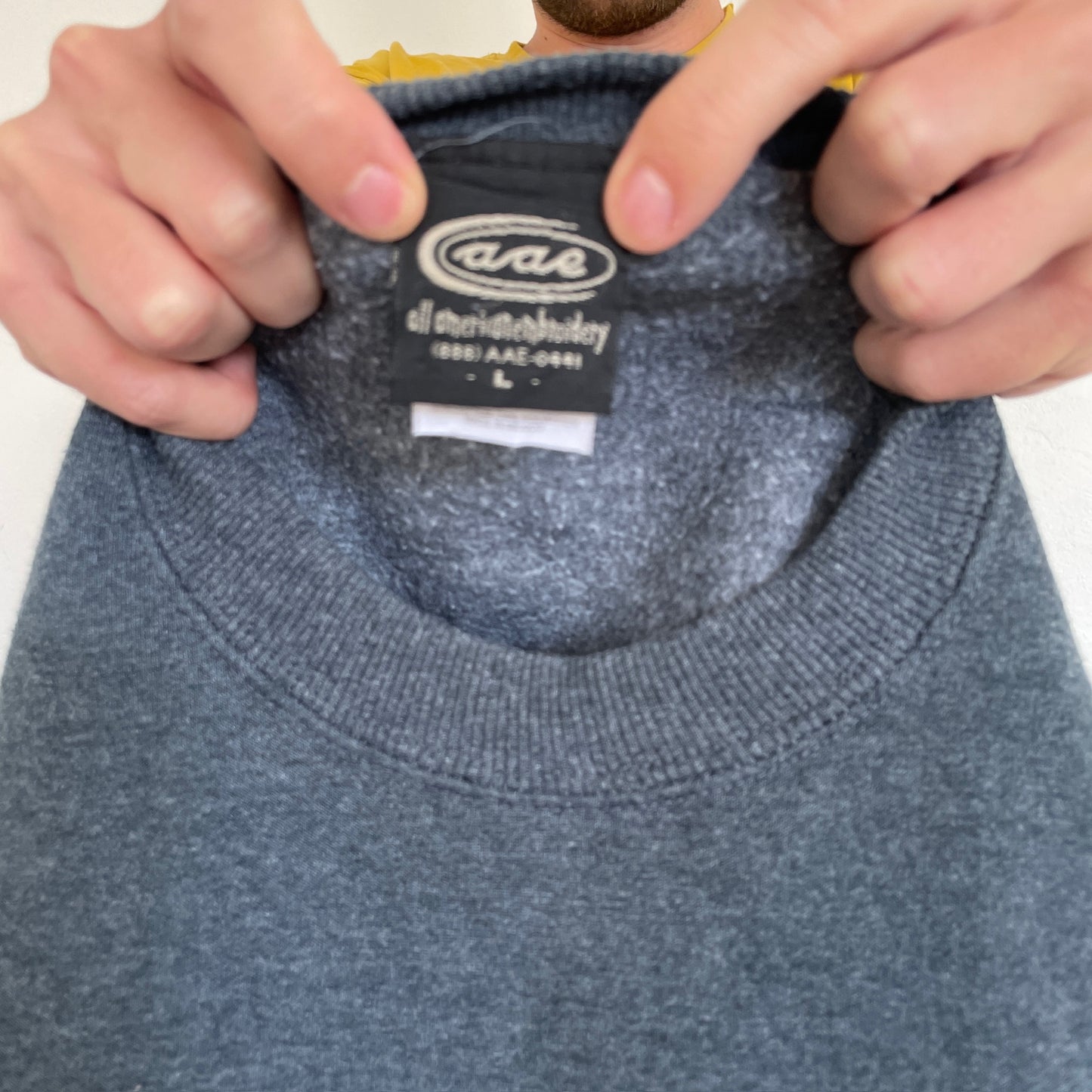 Grå Vintage "Camp Zion 1848" Sweatshirt