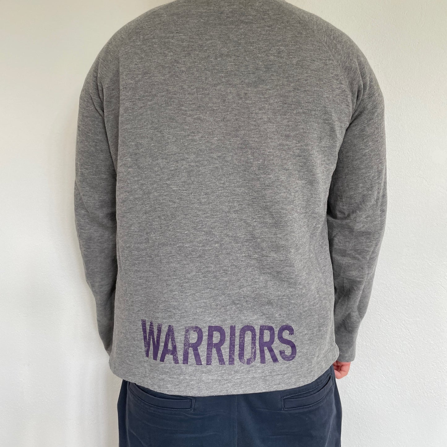 Grå Vintage "Winona State Warriors" 1/4 Zip
