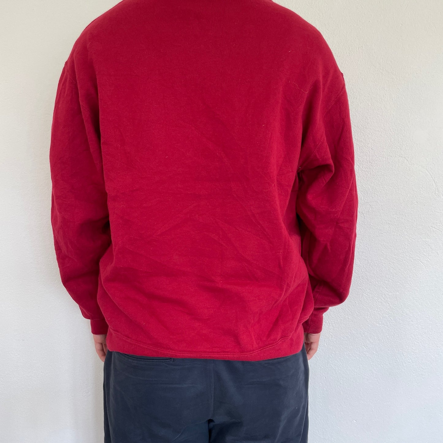 Bordeaux Rød Vintage "Mount Rushmore" Sweatshirt