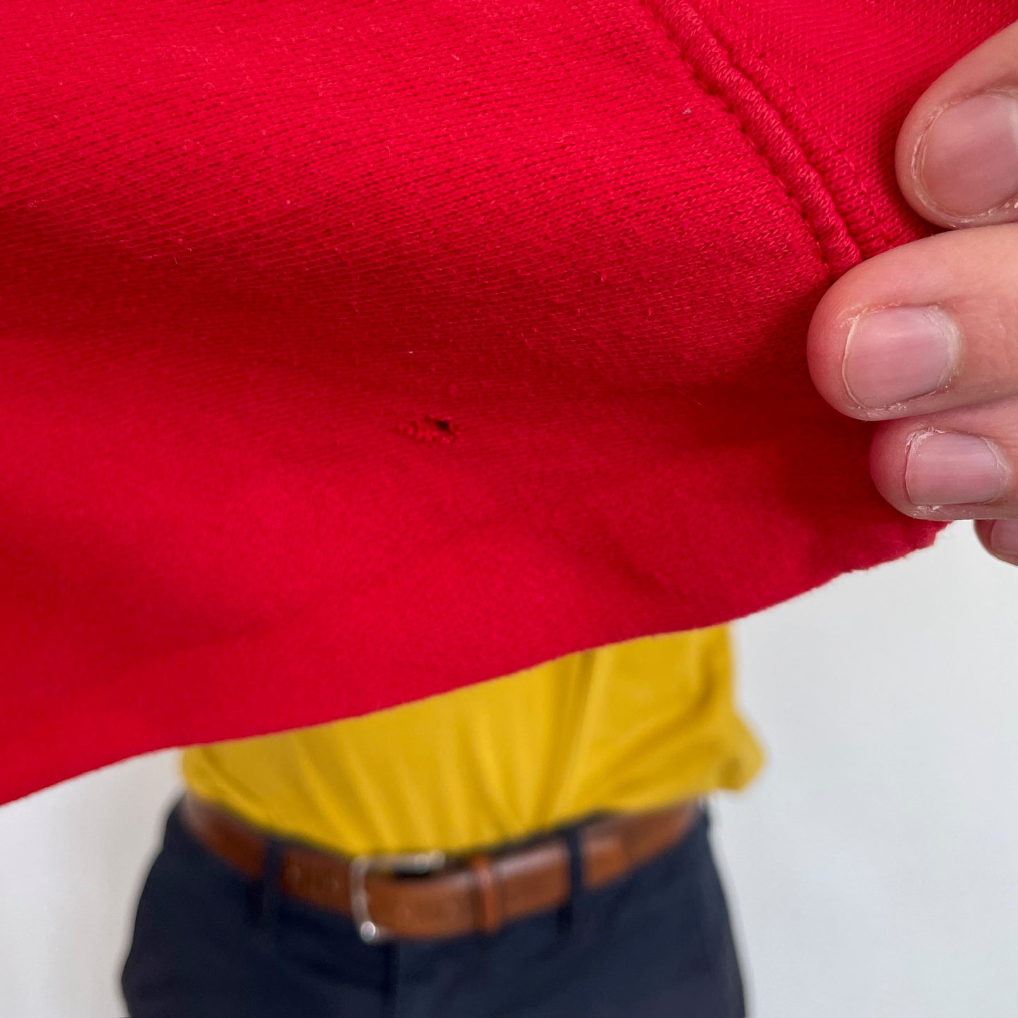 Rød Vintage Sweatshirt