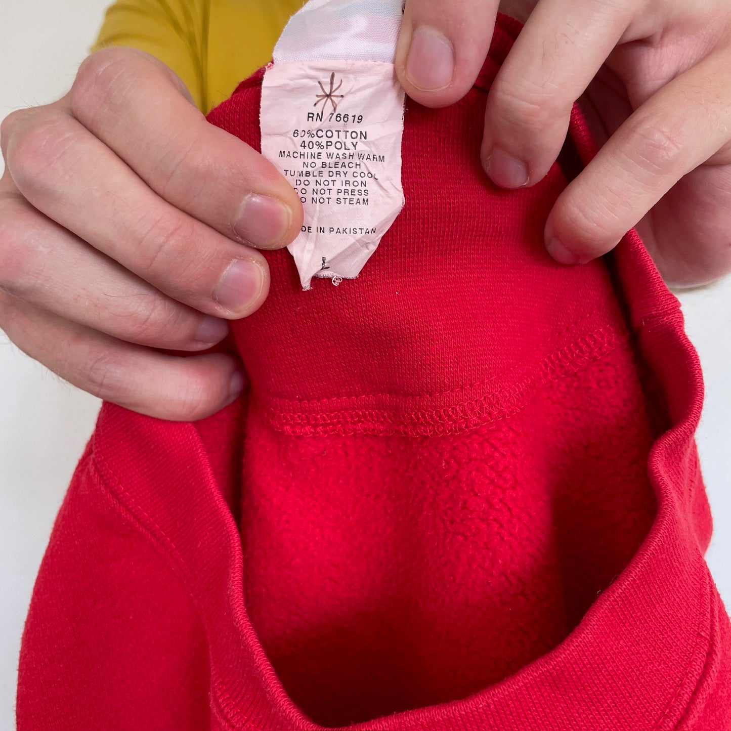 Rød Vintage Sweatshirt