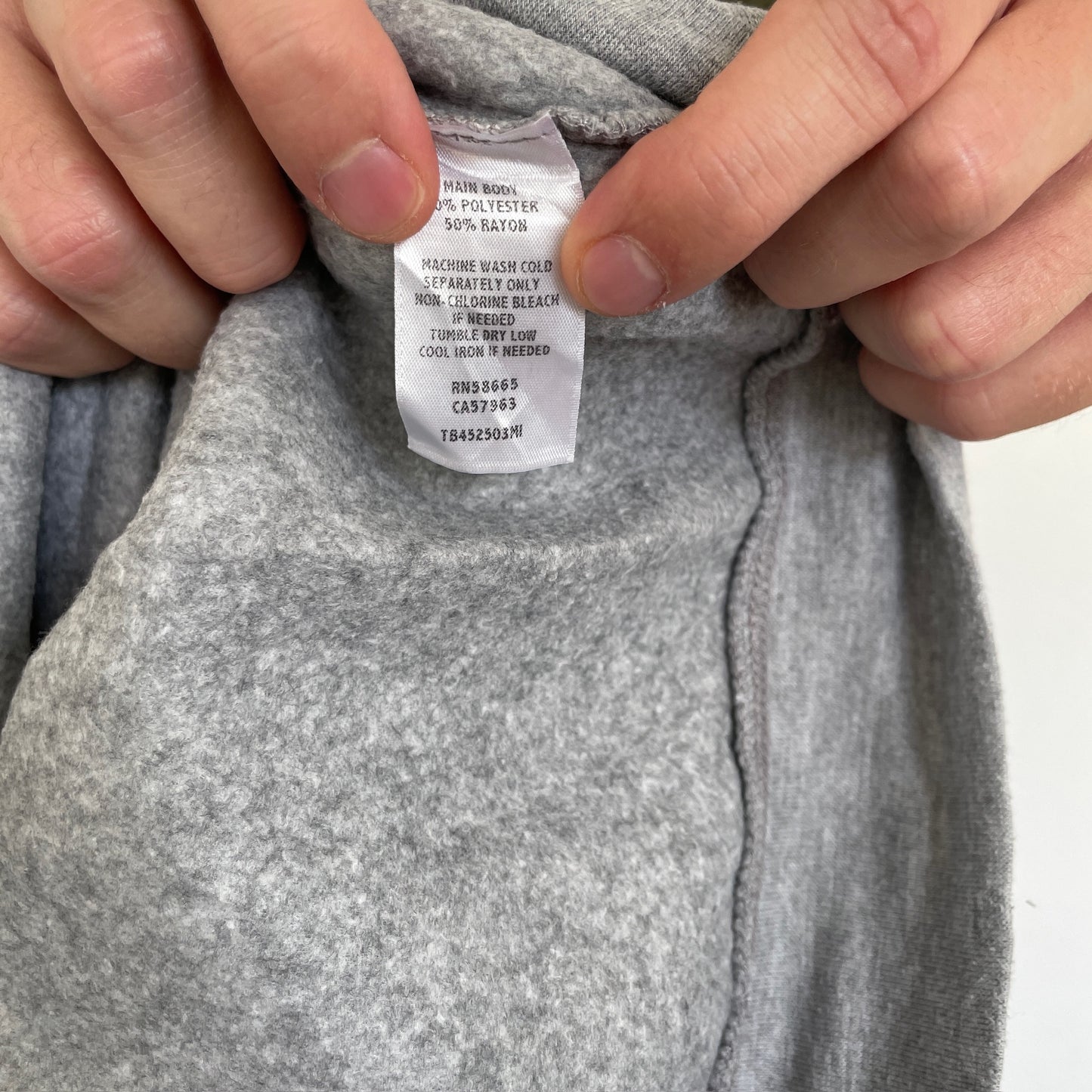 Grå Vintage "Oregon" Sweatshirt