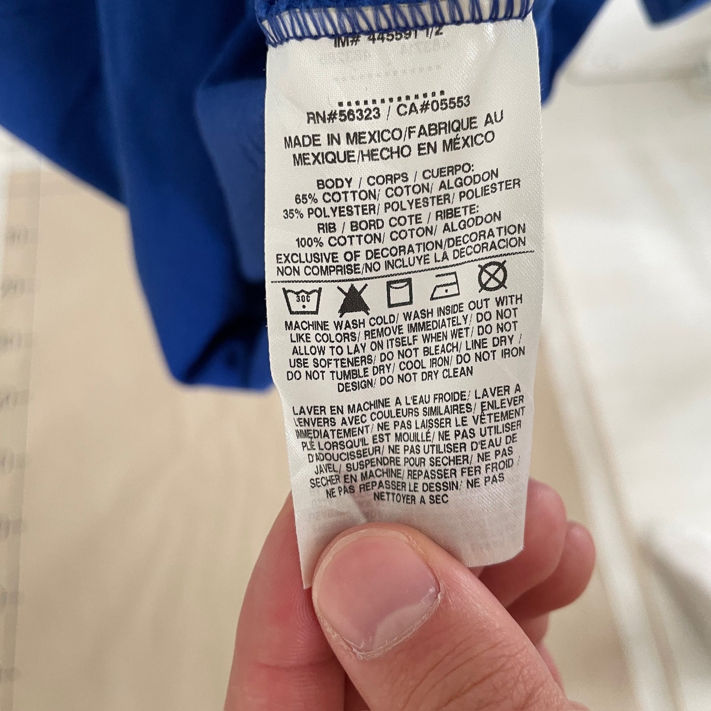 Blå Nike "New York" T-Shirt