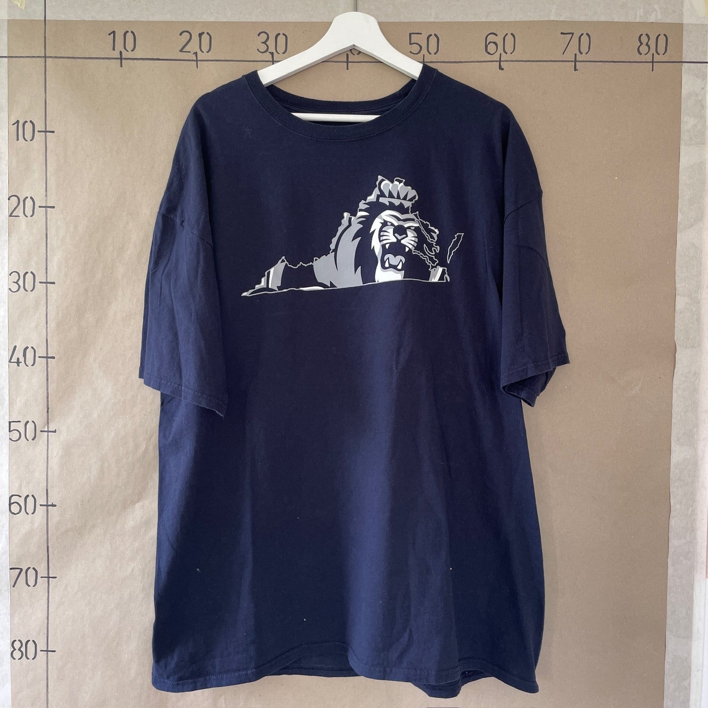 Mørkeblå Vintage T-Shirt
