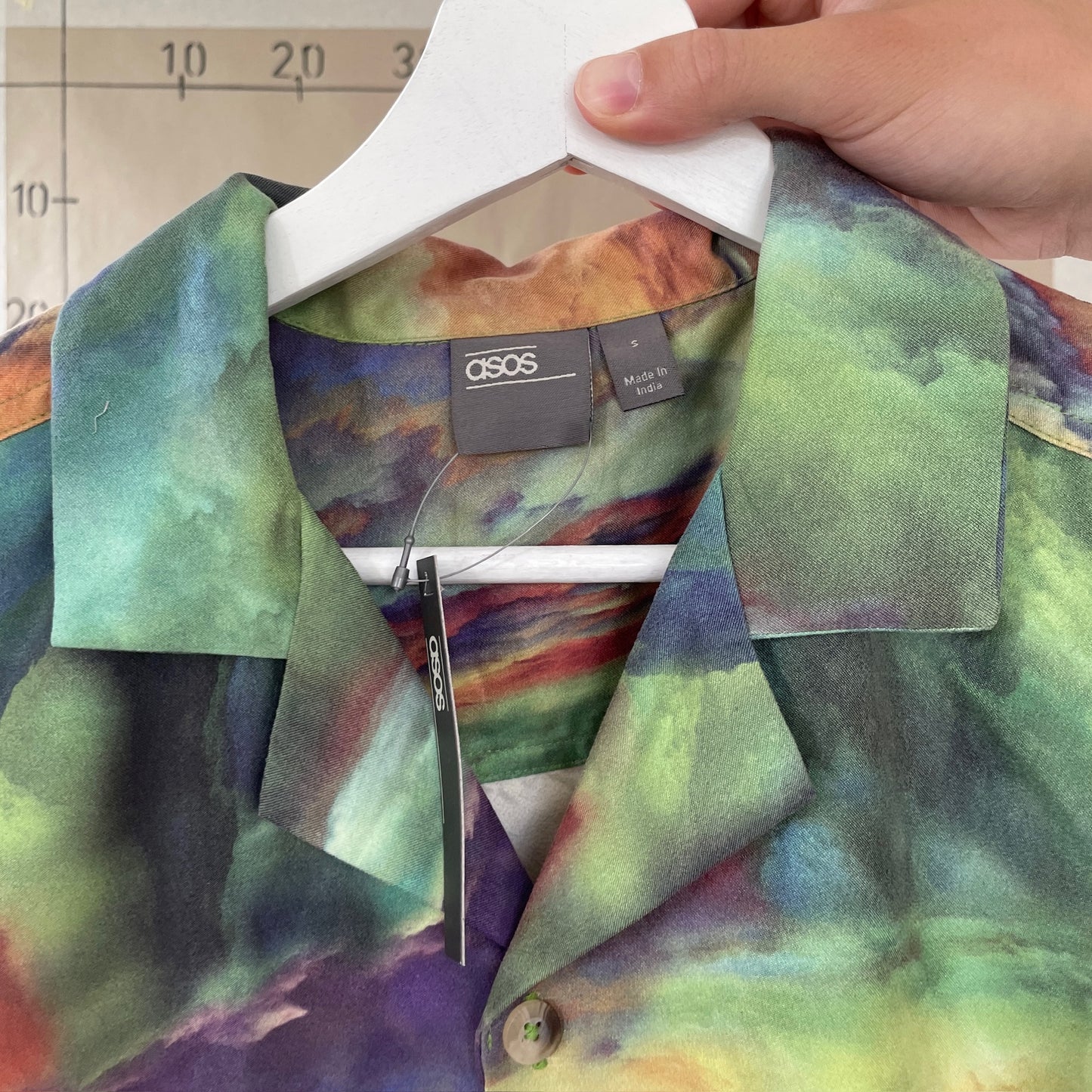 Multifarvet Vintage Asos Skjorte