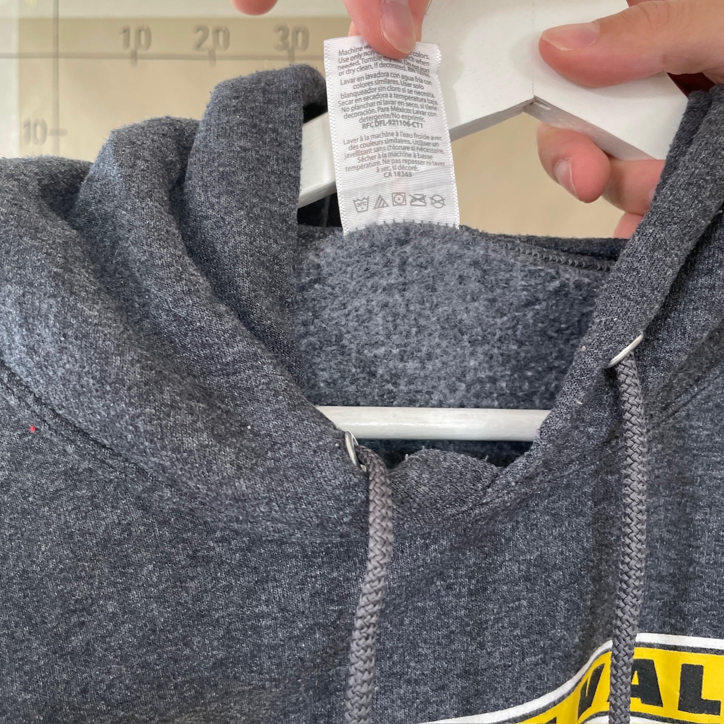 Grå Vintage "Eagles" Hoodie