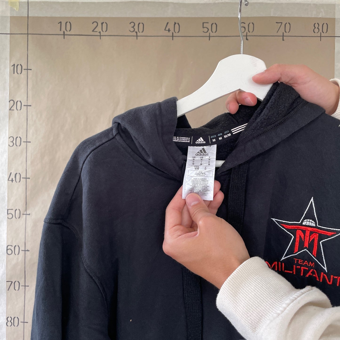 Sort Adidas Hoodie