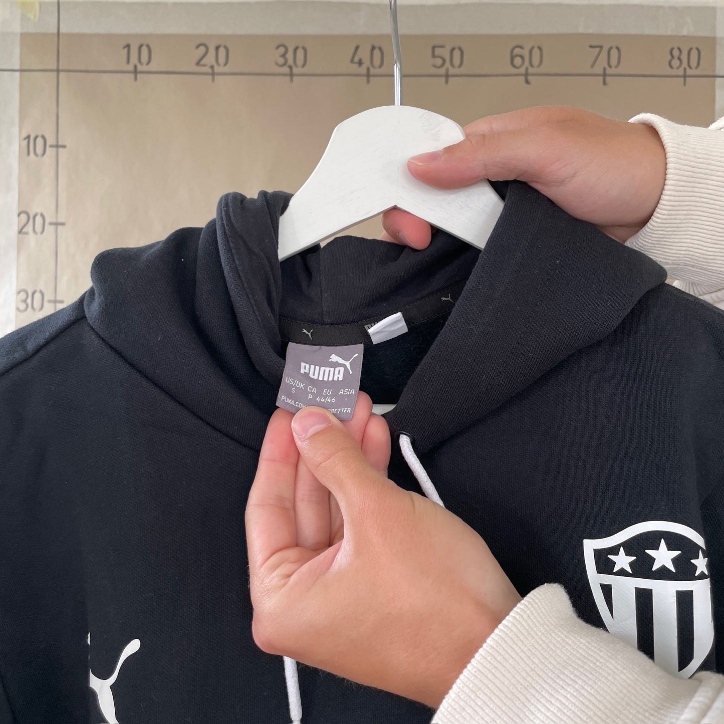 Sort Vintage Puma Hoodie