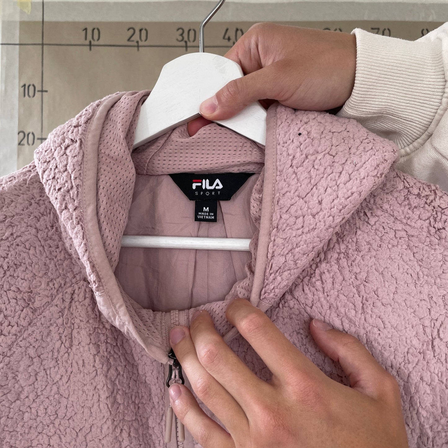 Pink Fila Hoodie
