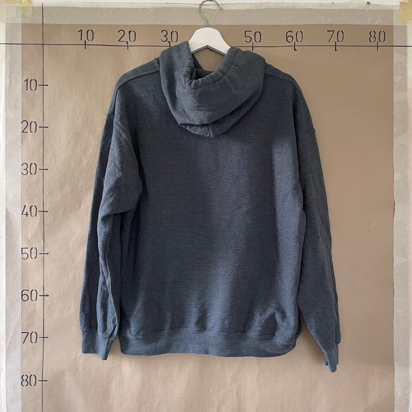 Grå Vintage Hoodie
