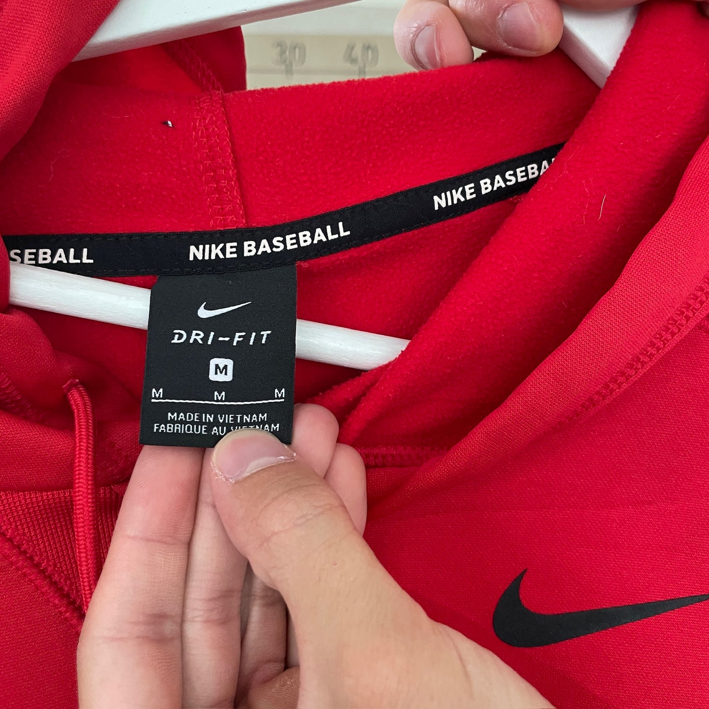 Mørkerød Nike Hoodie