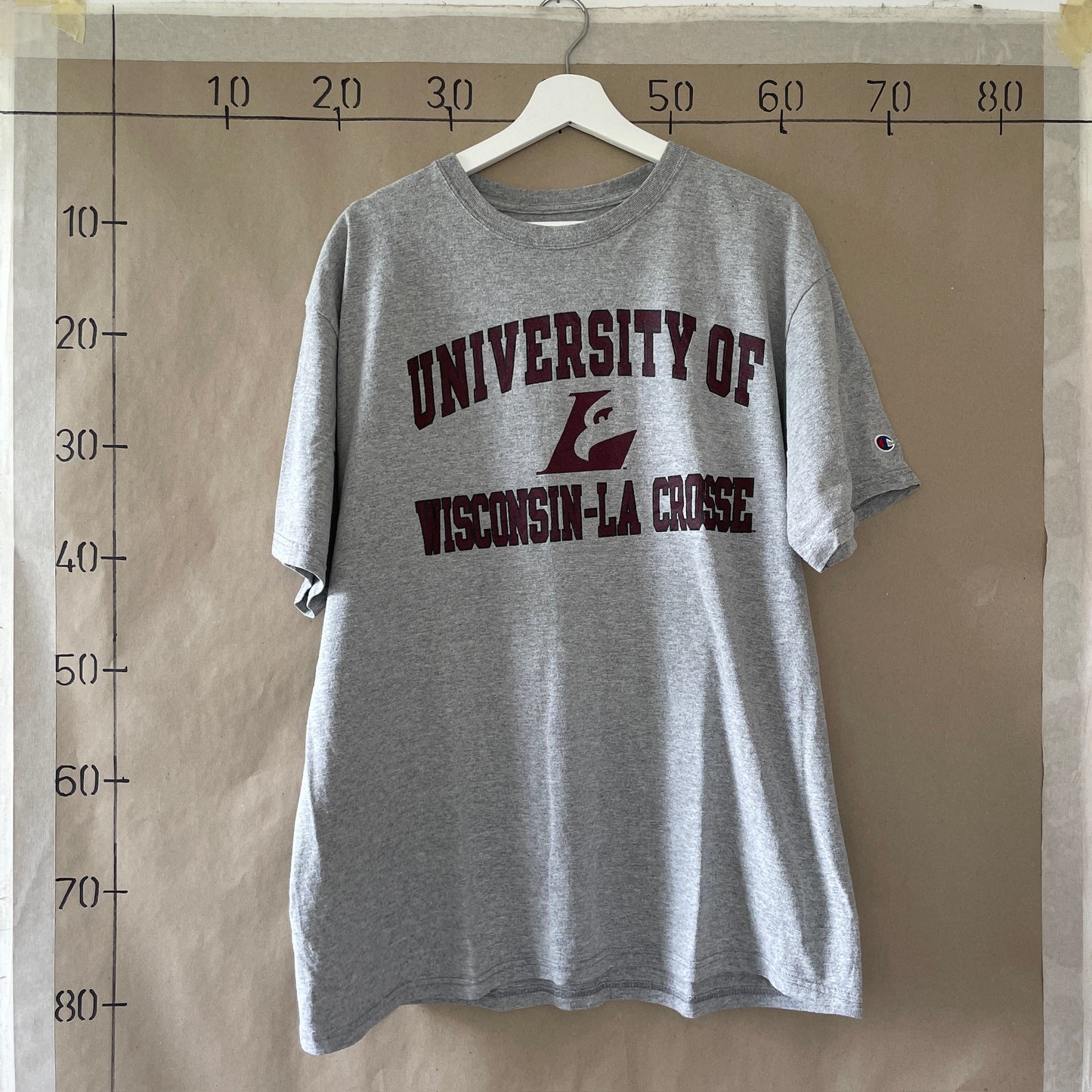 Grå Champion "University" T-Shirt
