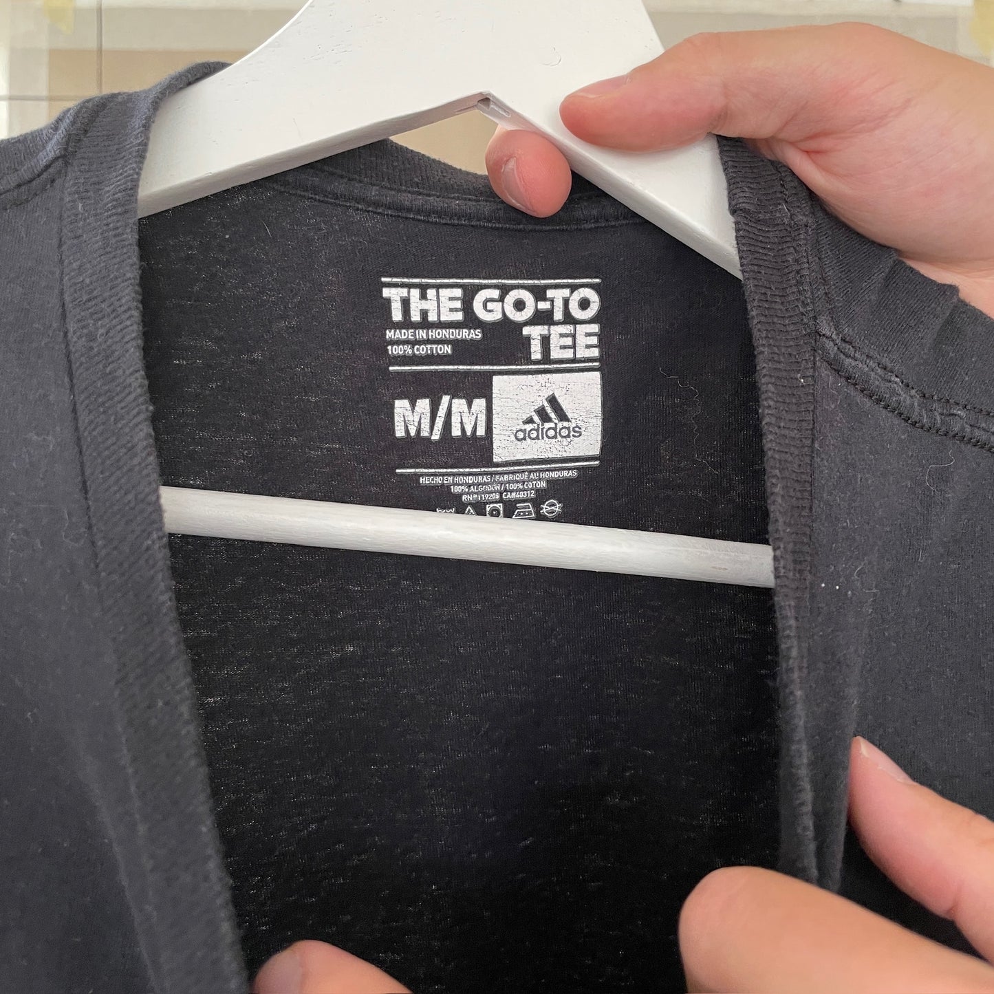 Sort Adidas "Amerikansk Fodbold" T-Shirt