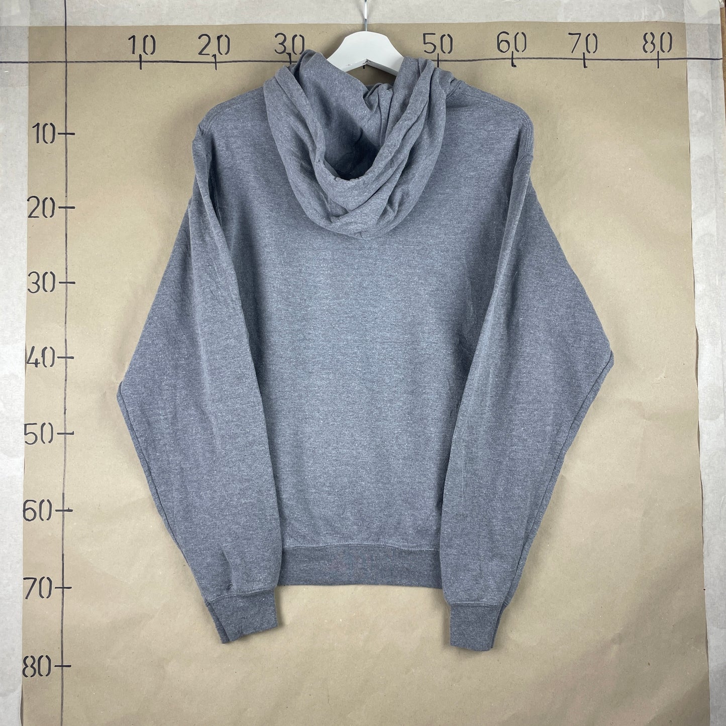 Grå Vintage Track Meet Hoodie