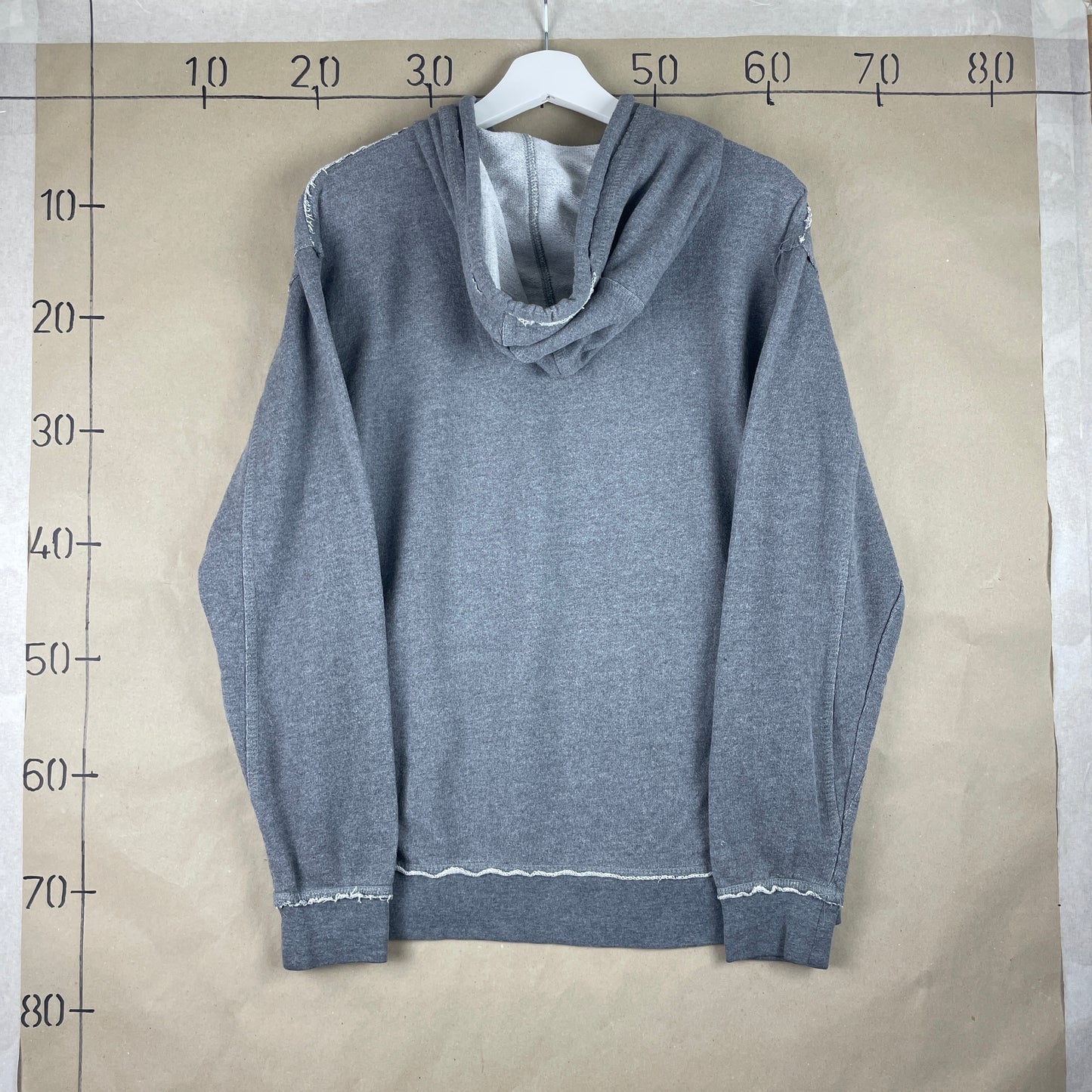 Grå Vintage Steelers Hoodie