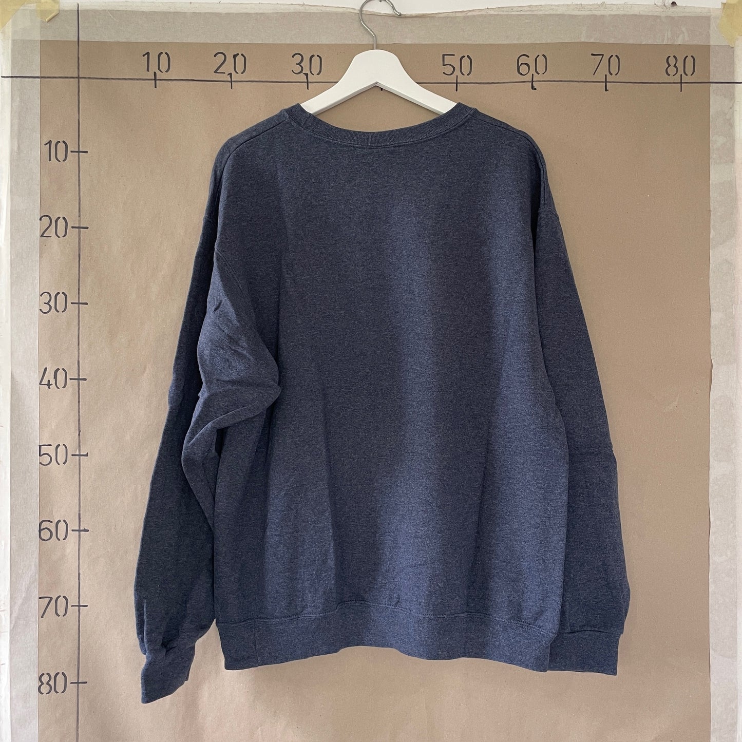 Grå Vintage "Basketball" Sweatshirt