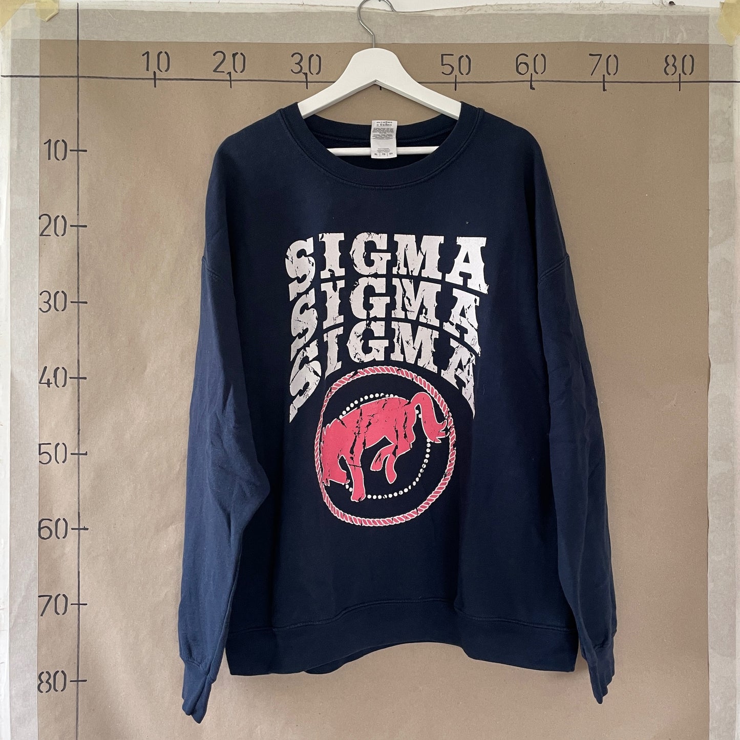 Mørkeblå Vintage Sweatshirt