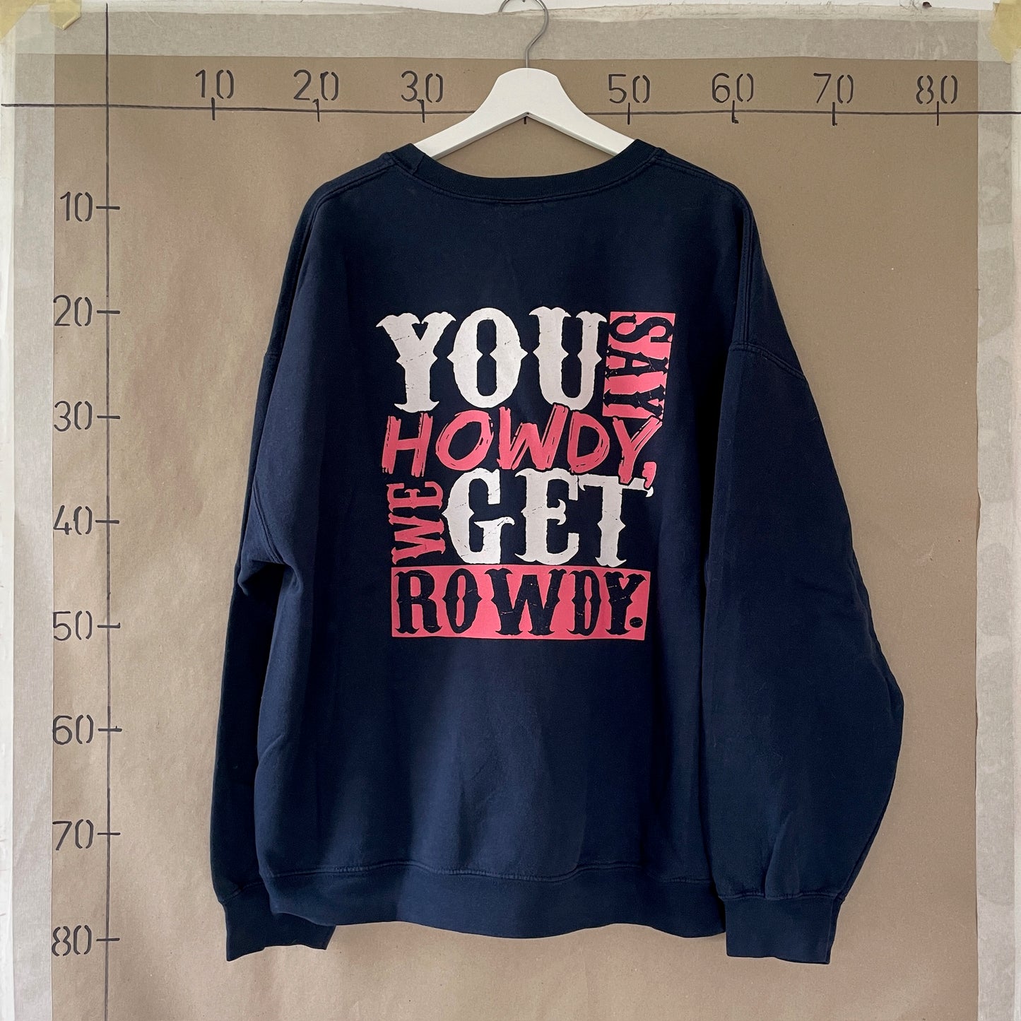 Mørkeblå Vintage Sweatshirt