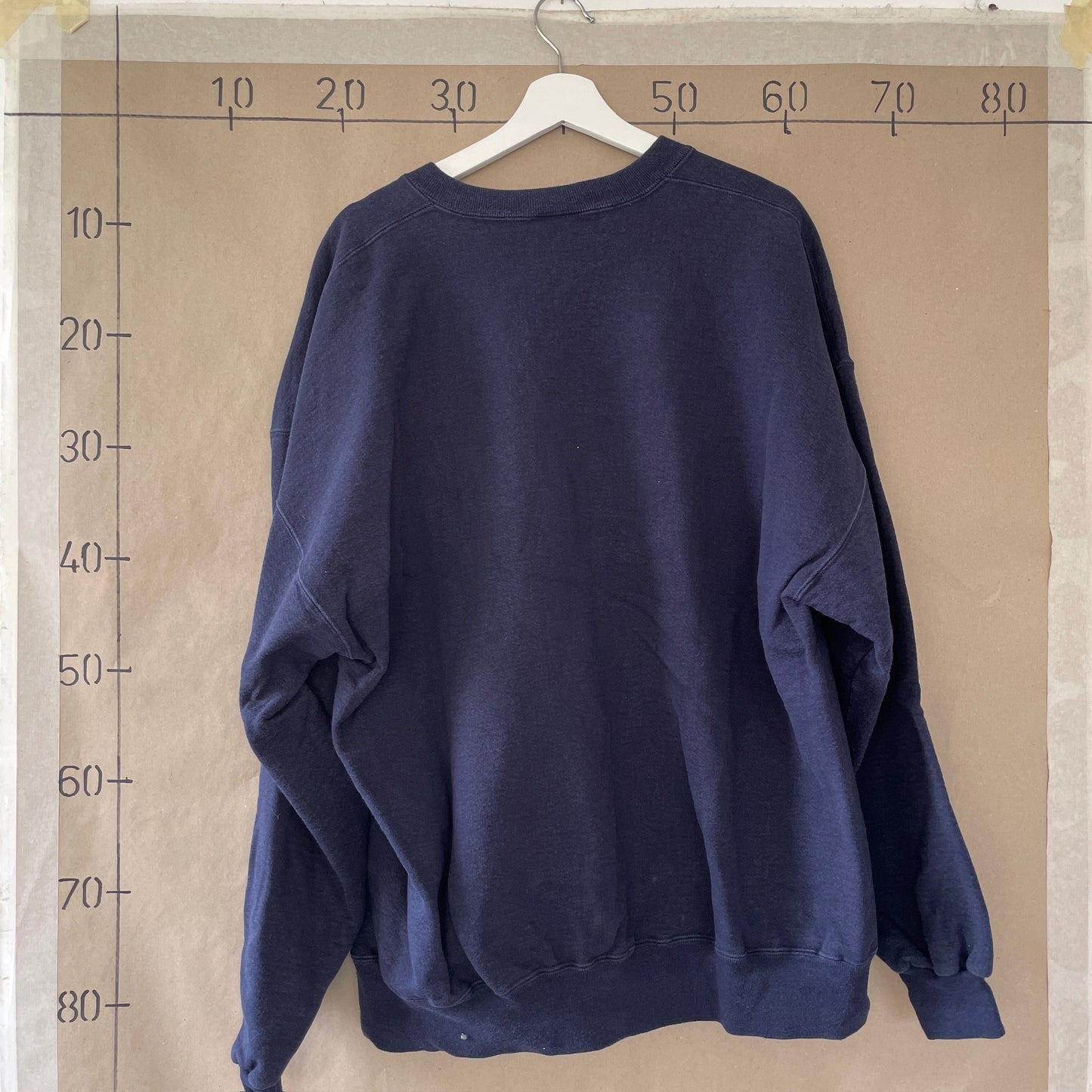 Mørkeblå Vintage "Wildcats" Sweatshirt