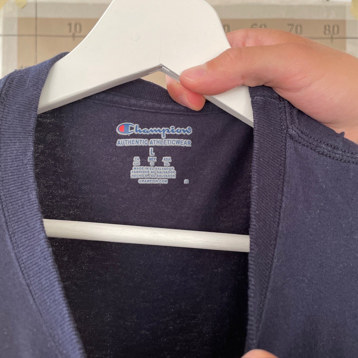 Mørkeblå Champion T-Shirt