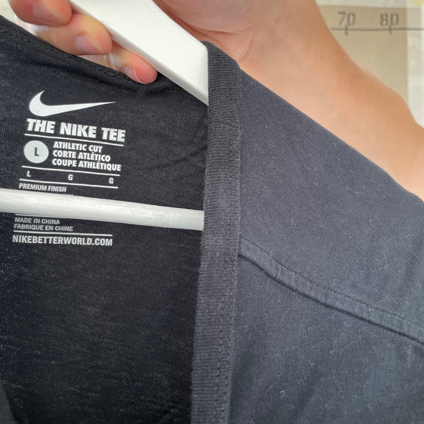Sort Nike "Air Force 1" T-Shirt