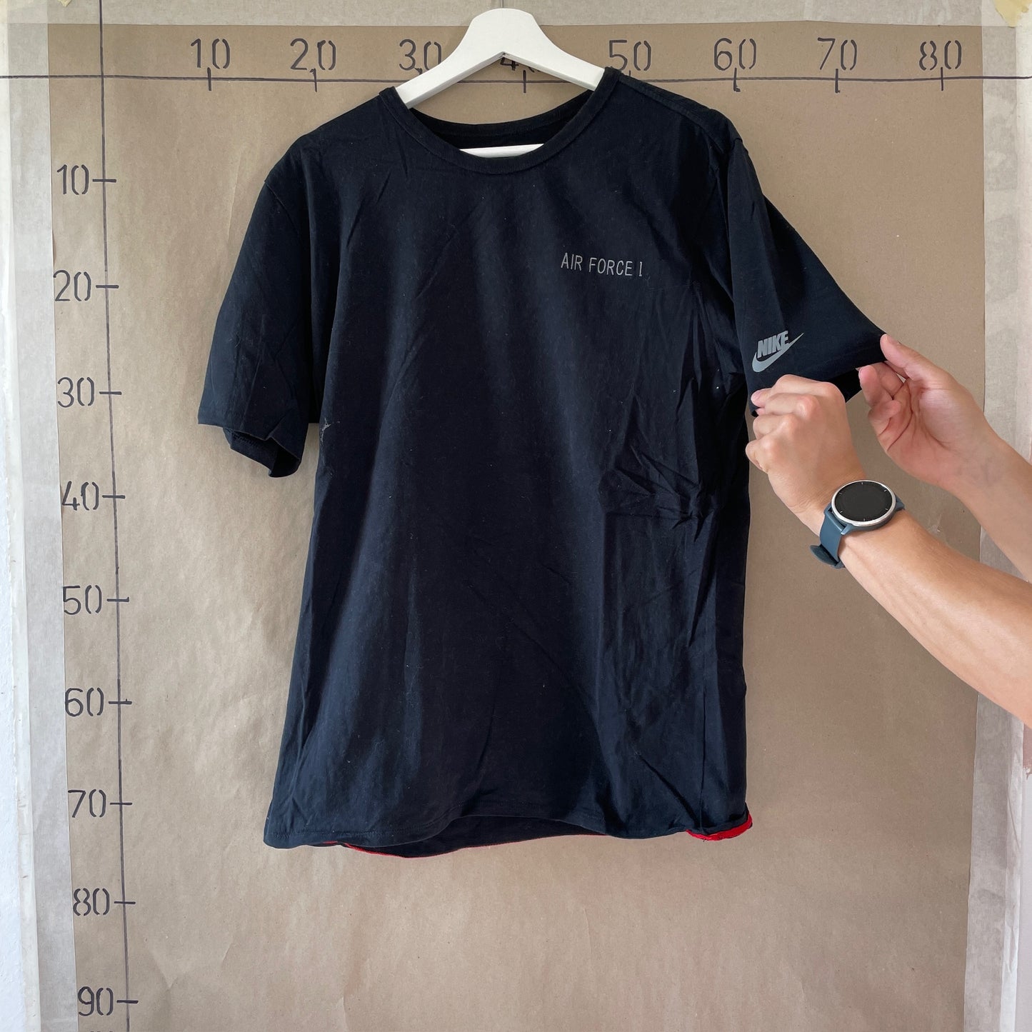 Sort Nike "Air Force 1" T-Shirt