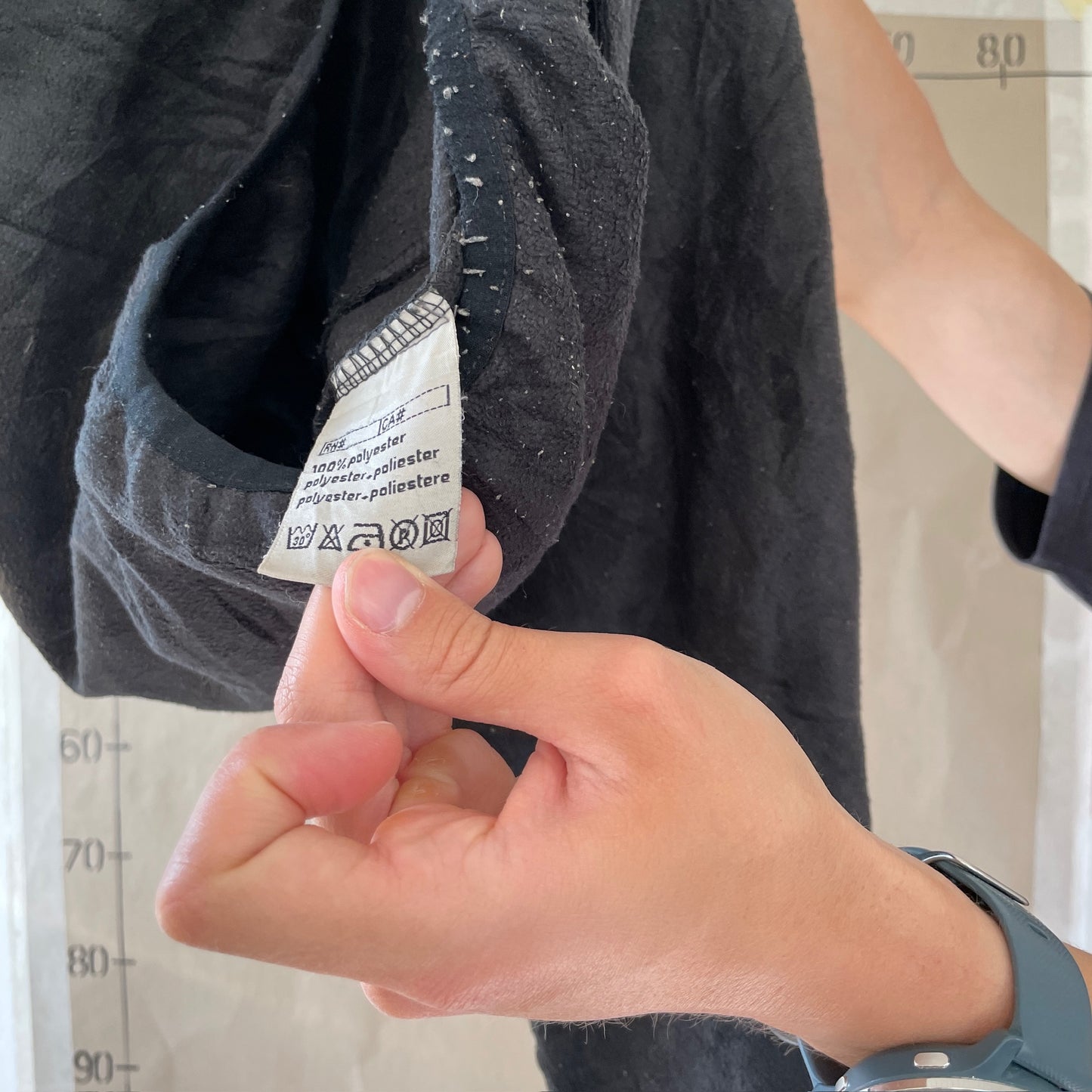 Sort Vintage Kappa Fleece Sweatshirt