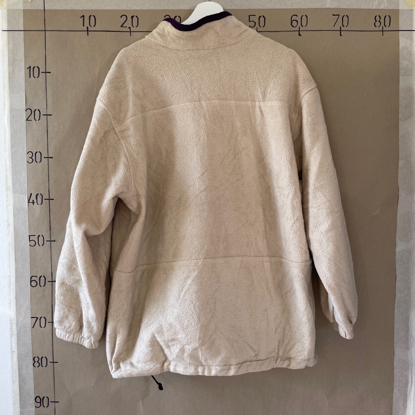 Beige LL Bean Fleece Sweatshirt