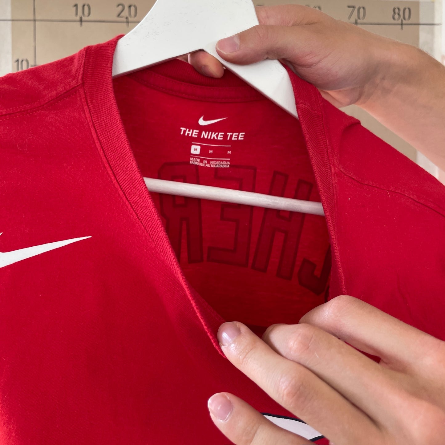 Rød Nike T-Shirt