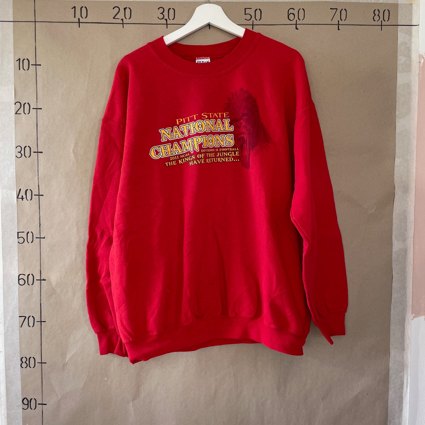 Rød & Gul Vintage Sweatshirt