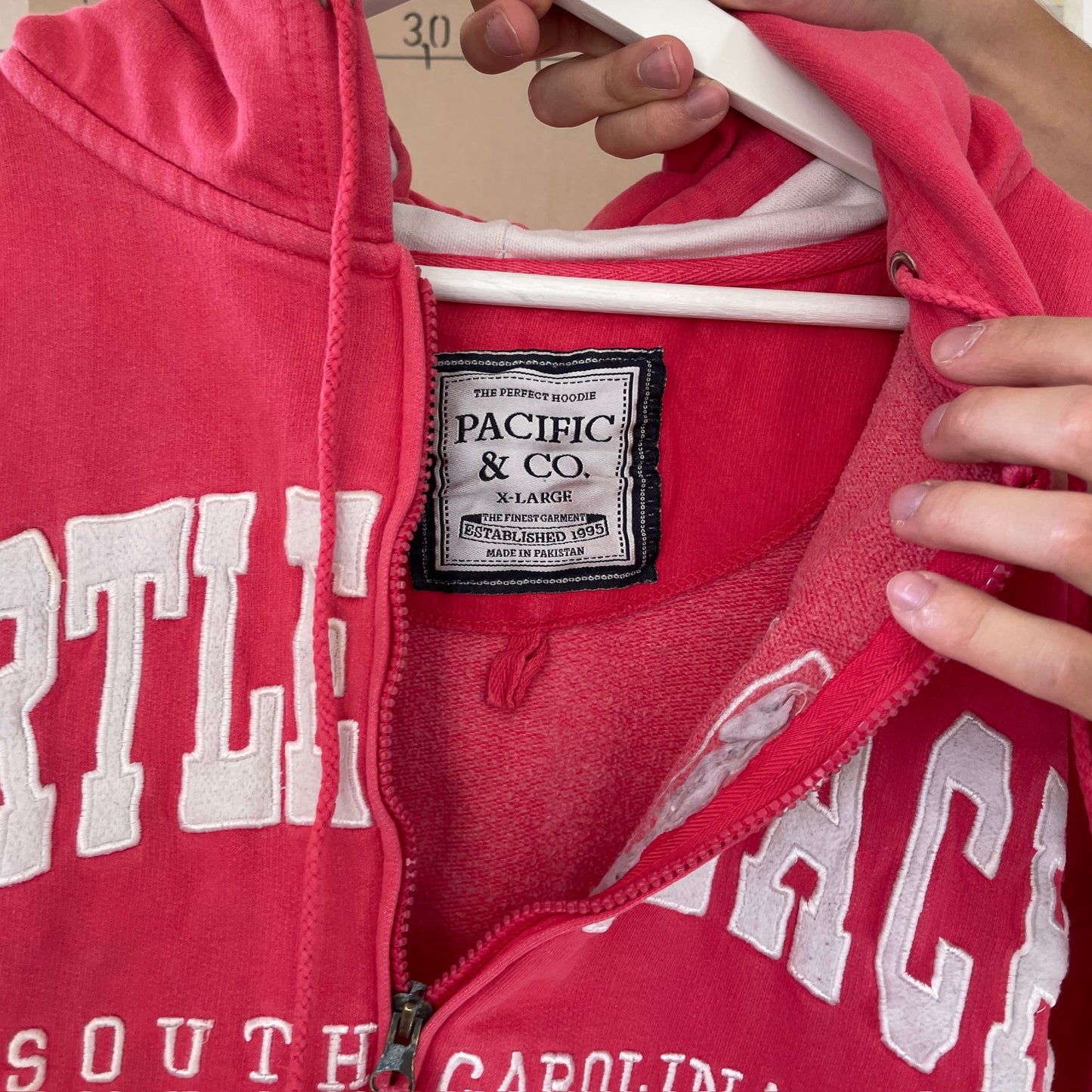 Vintage Pink "Myrtle Beach" Hoodie