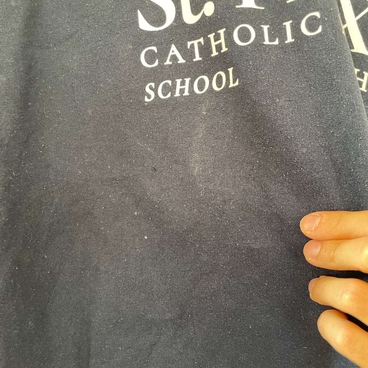 Mørkeblå Vintage Sweatshirt