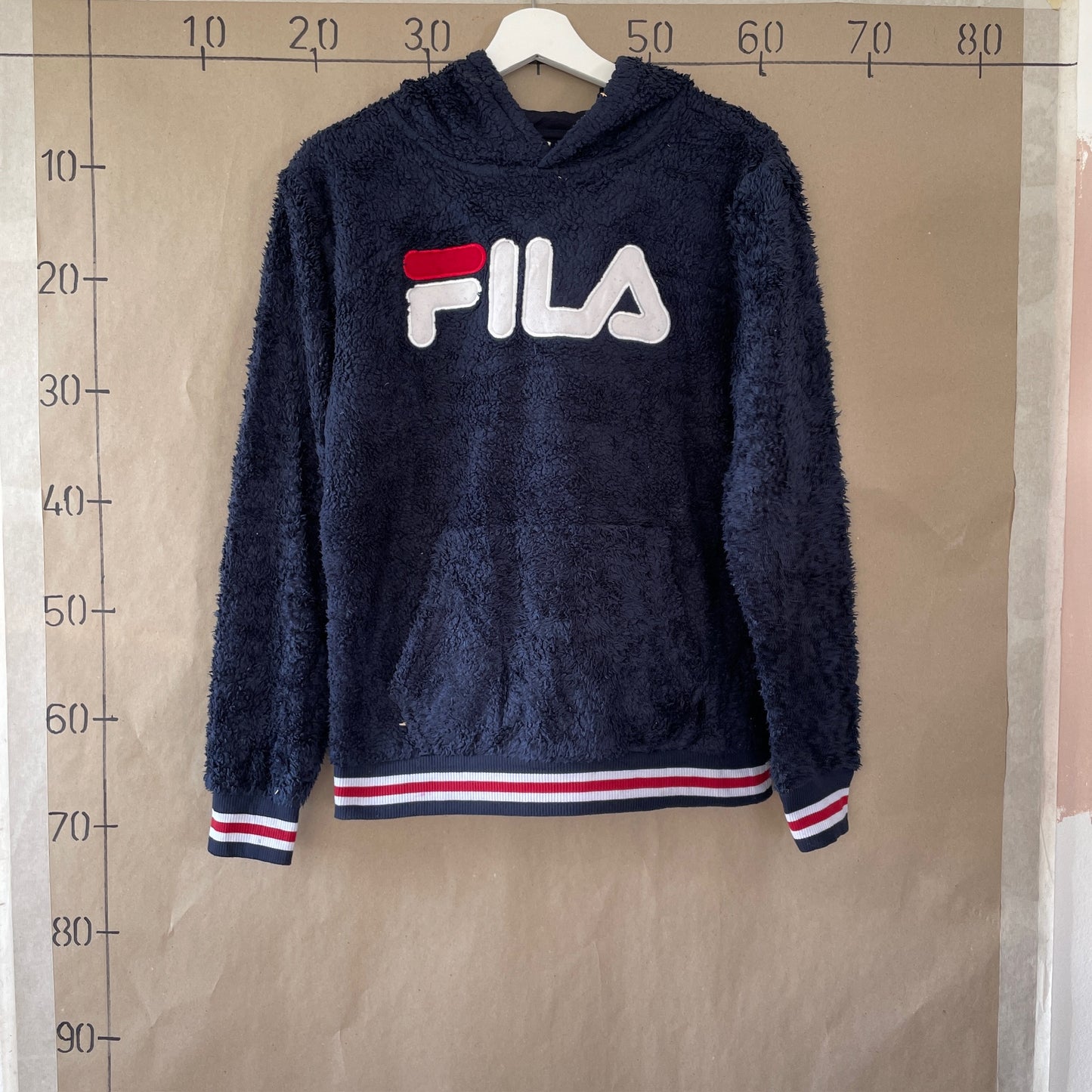 Mørkeblå Fila Hoodie