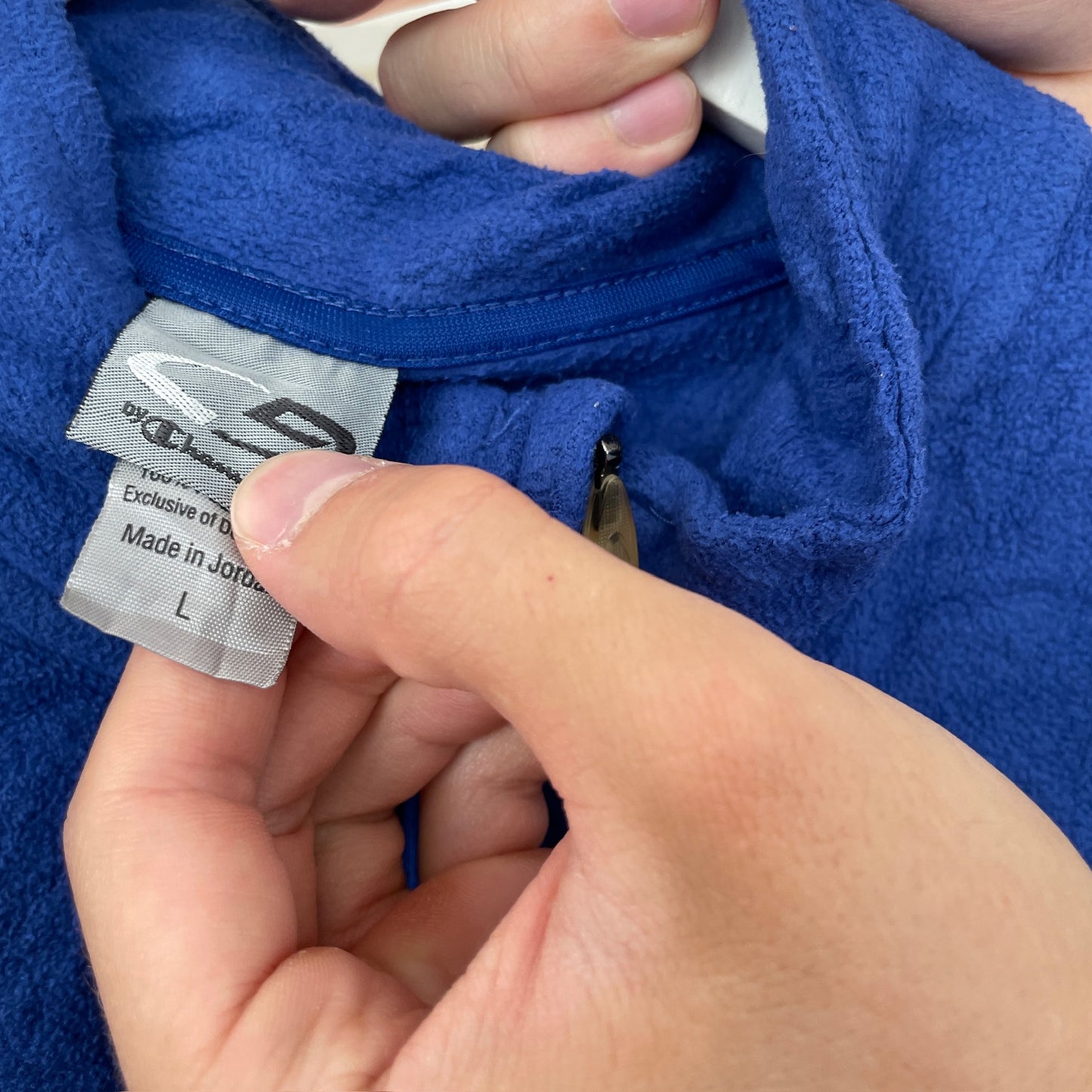 Blå Champion Fleece