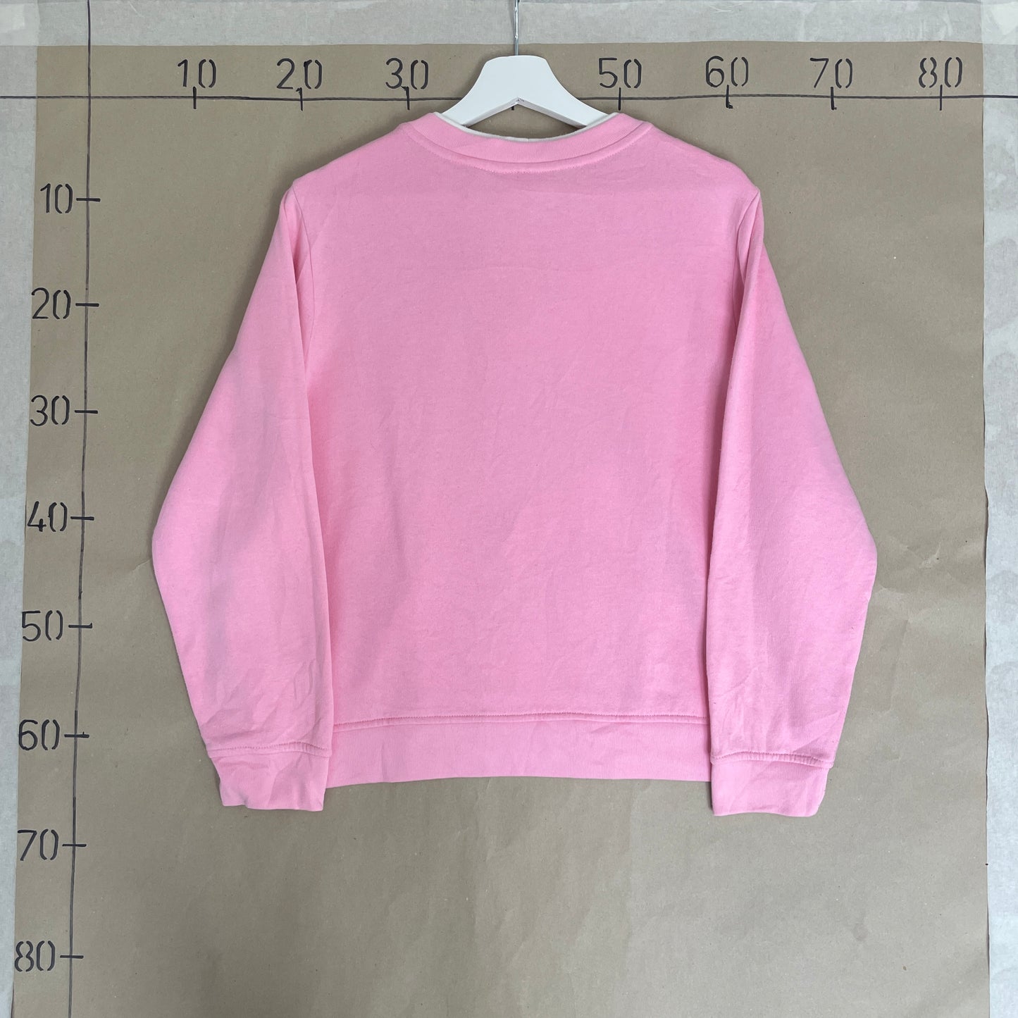 Lyserød Broderet Nature Sweatshirt