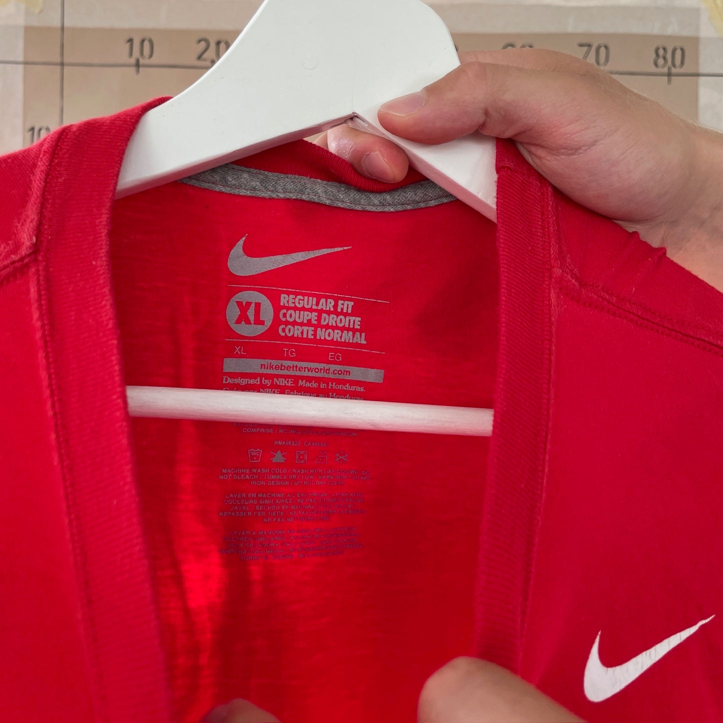 Rød Nike T-Shirt