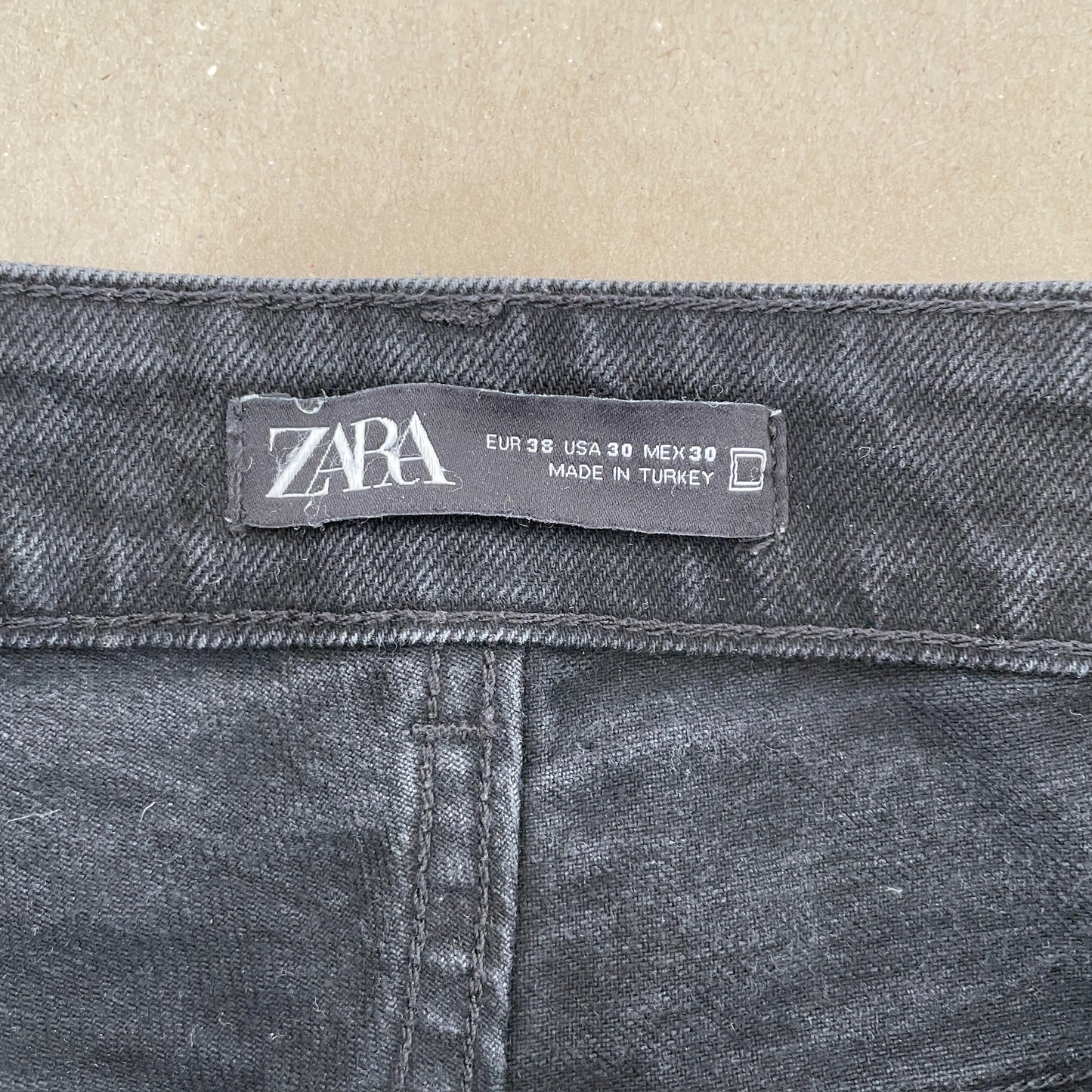 Sorte Zara Denimbukser