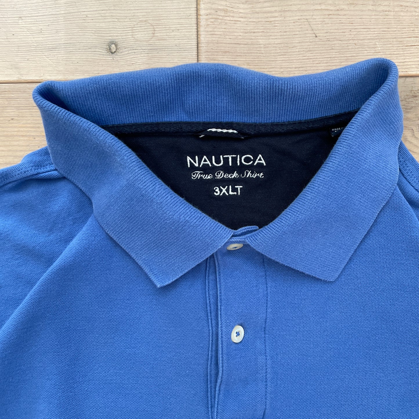 Blå Vintage Nautica Polo