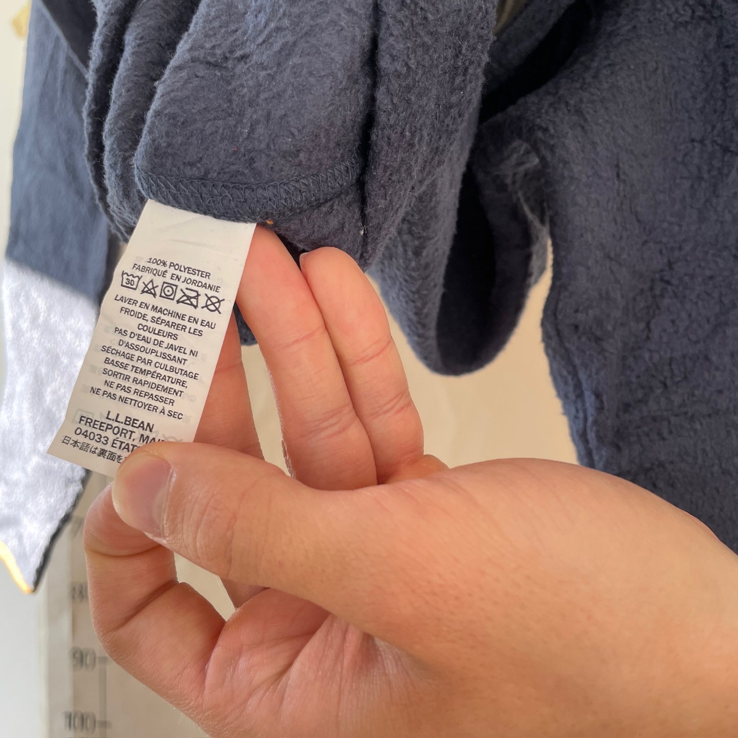 Navyblå LL Bean Fleece