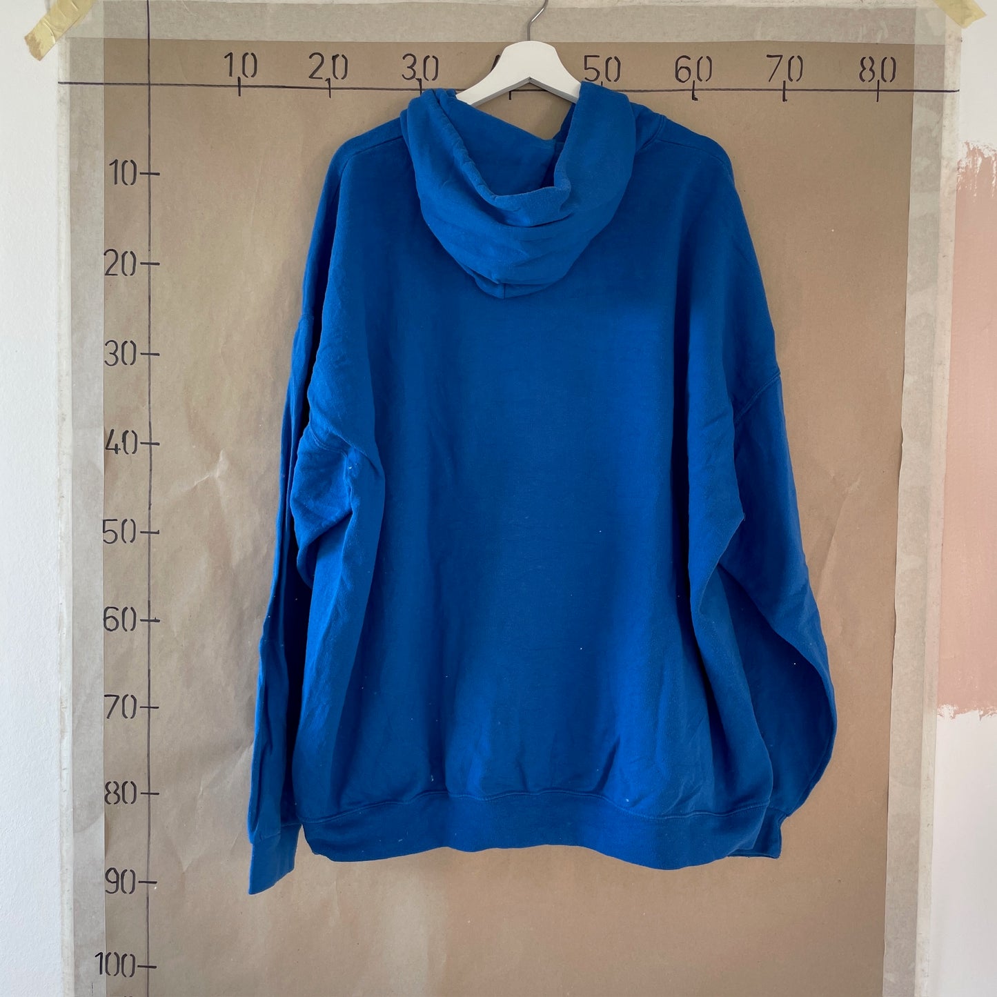 Blå Vintage Hoodie