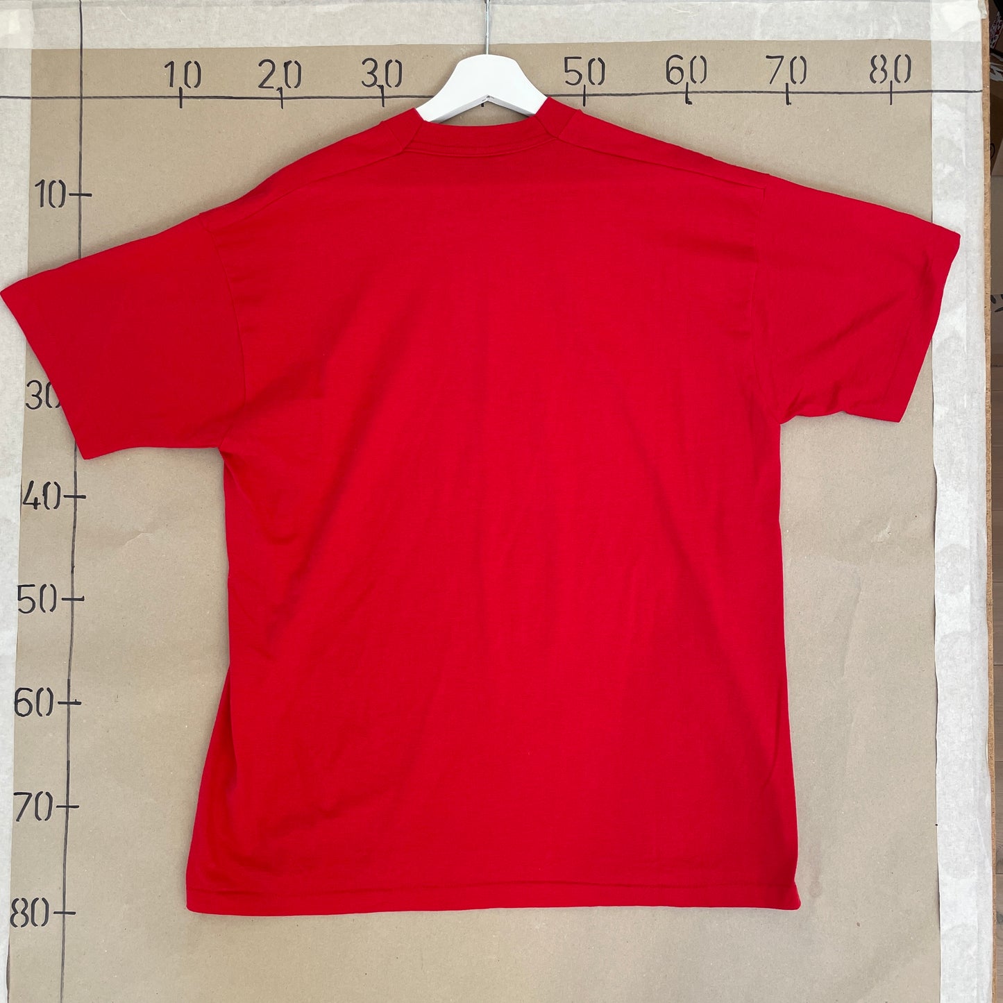 Rød Vintage Fruit Of The Loom Clarenceville Athletic Boosters T Shirt