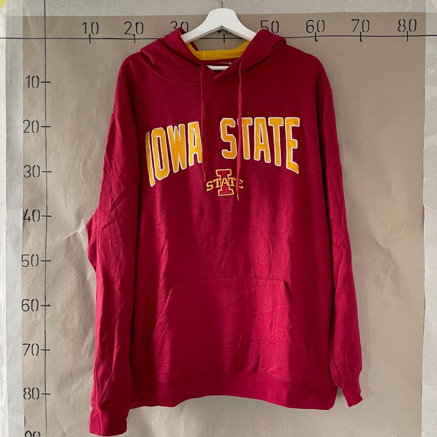 Rød Vintage Hoodie