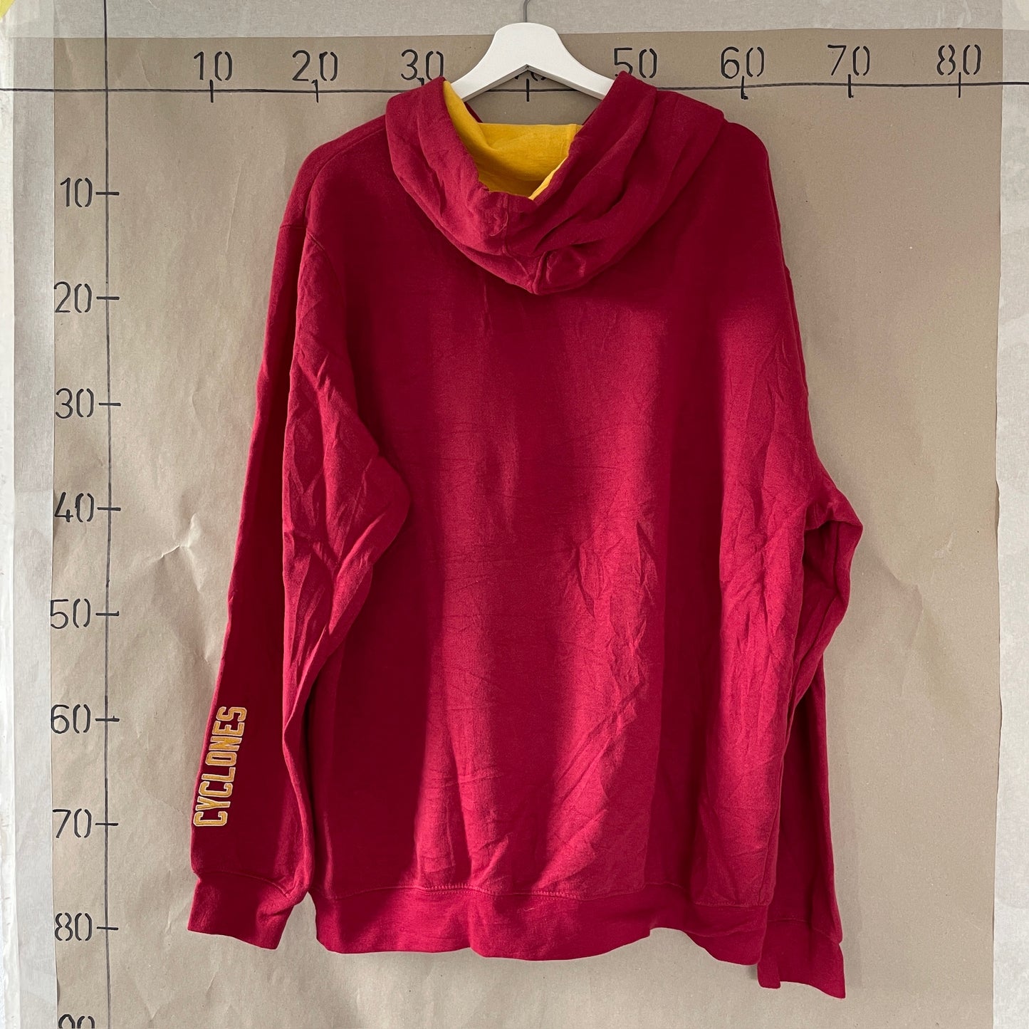 Rød Vintage Hoodie