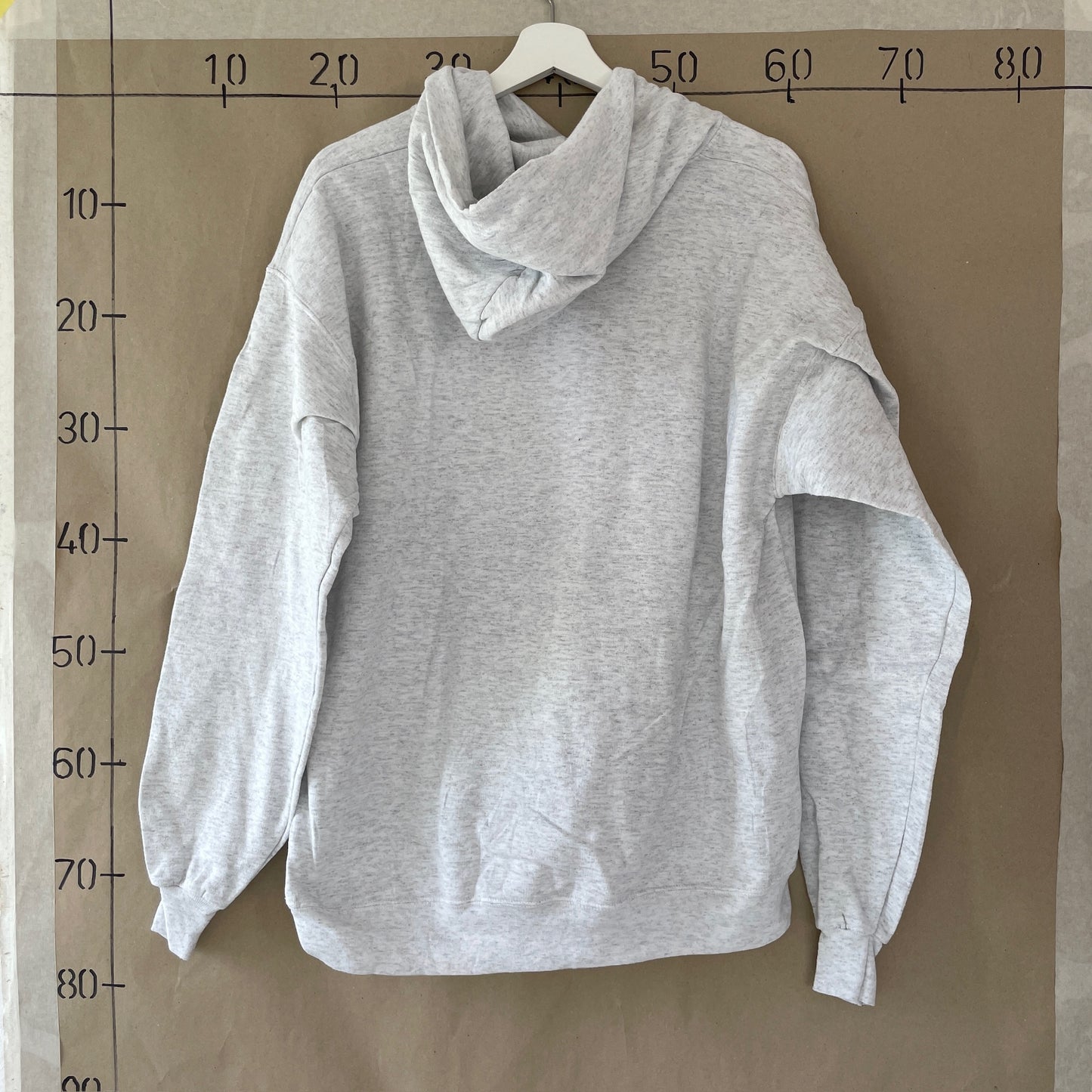 Grå Vintage Hoodie