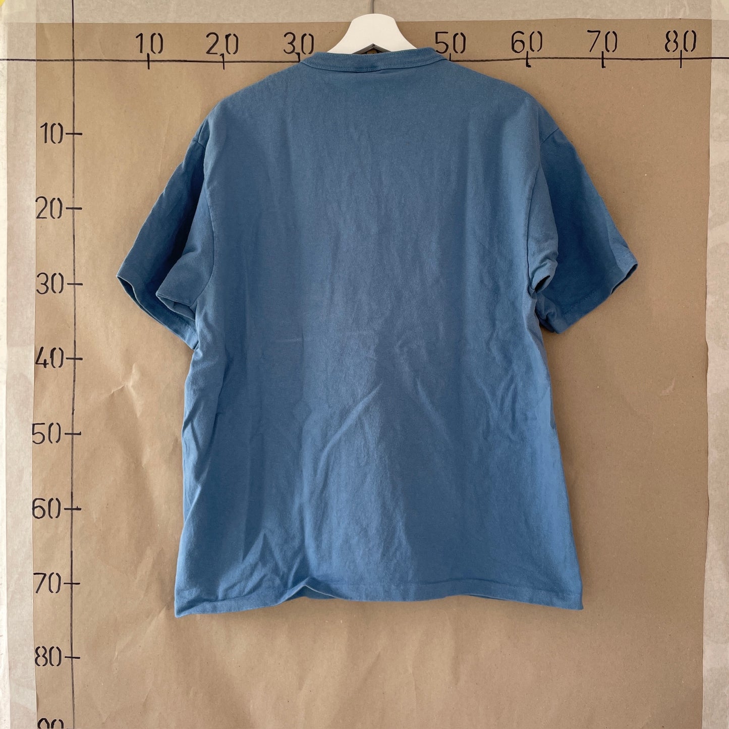 Lyseblå Vintage Poloskjorte