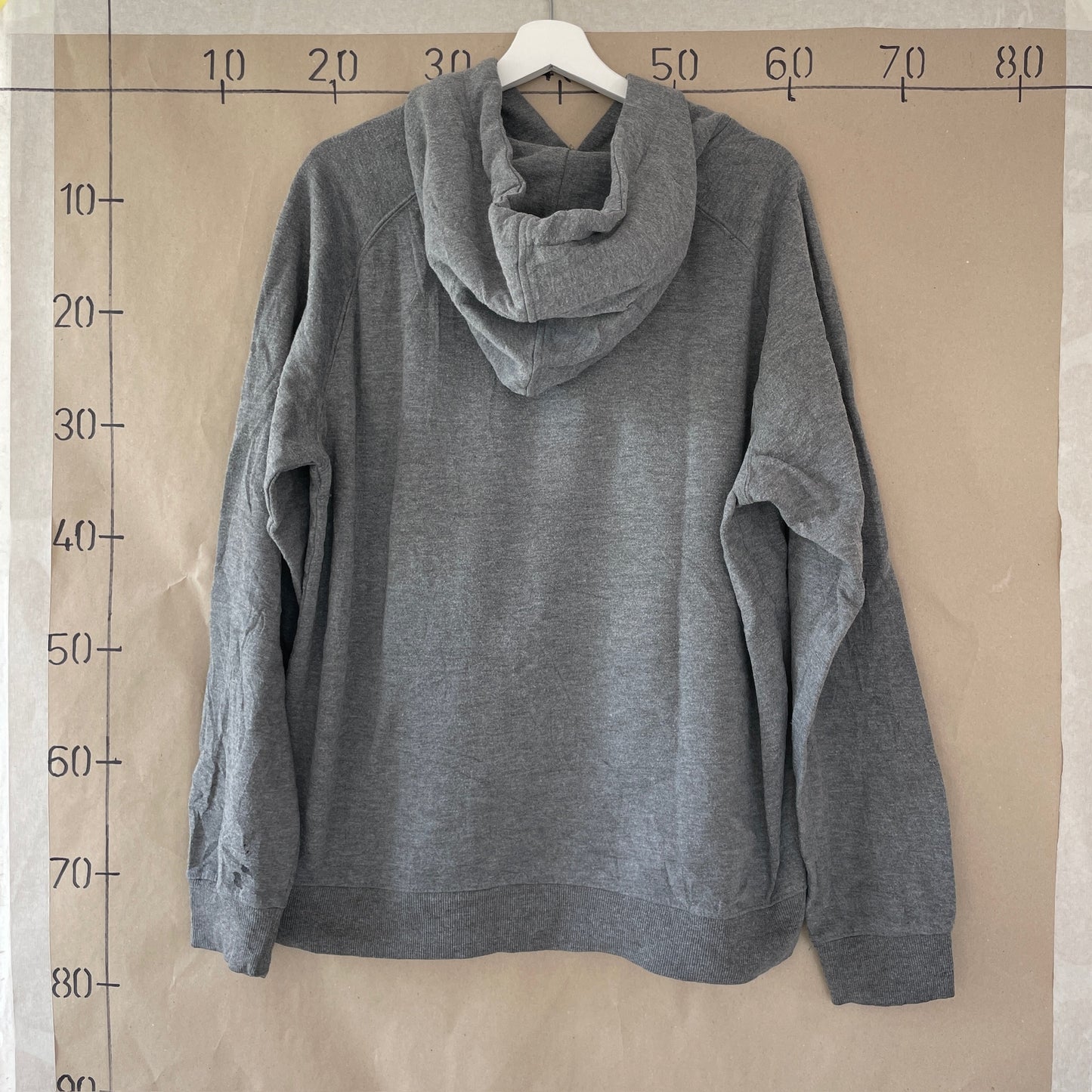 Grå Vintage Hoodie