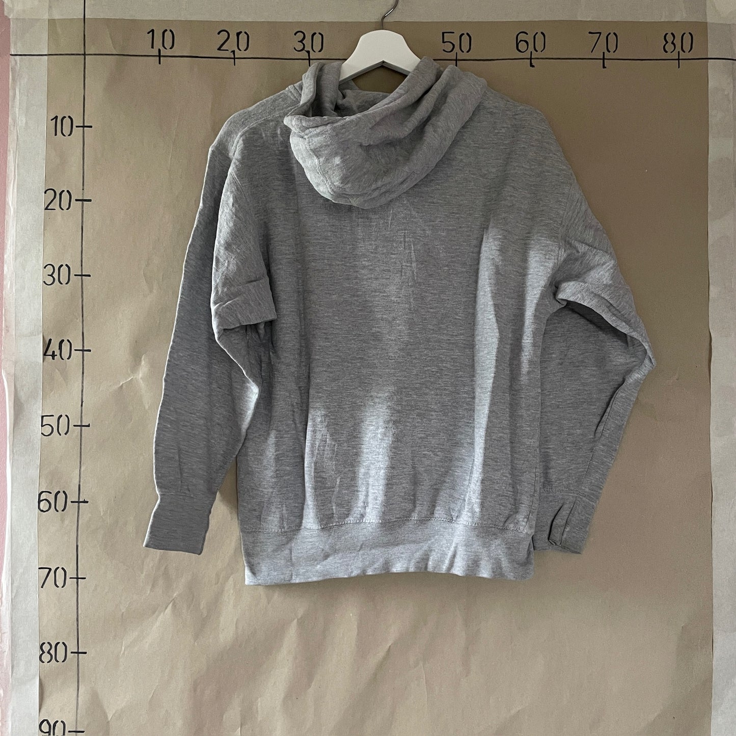Grå Vintage Hoodie