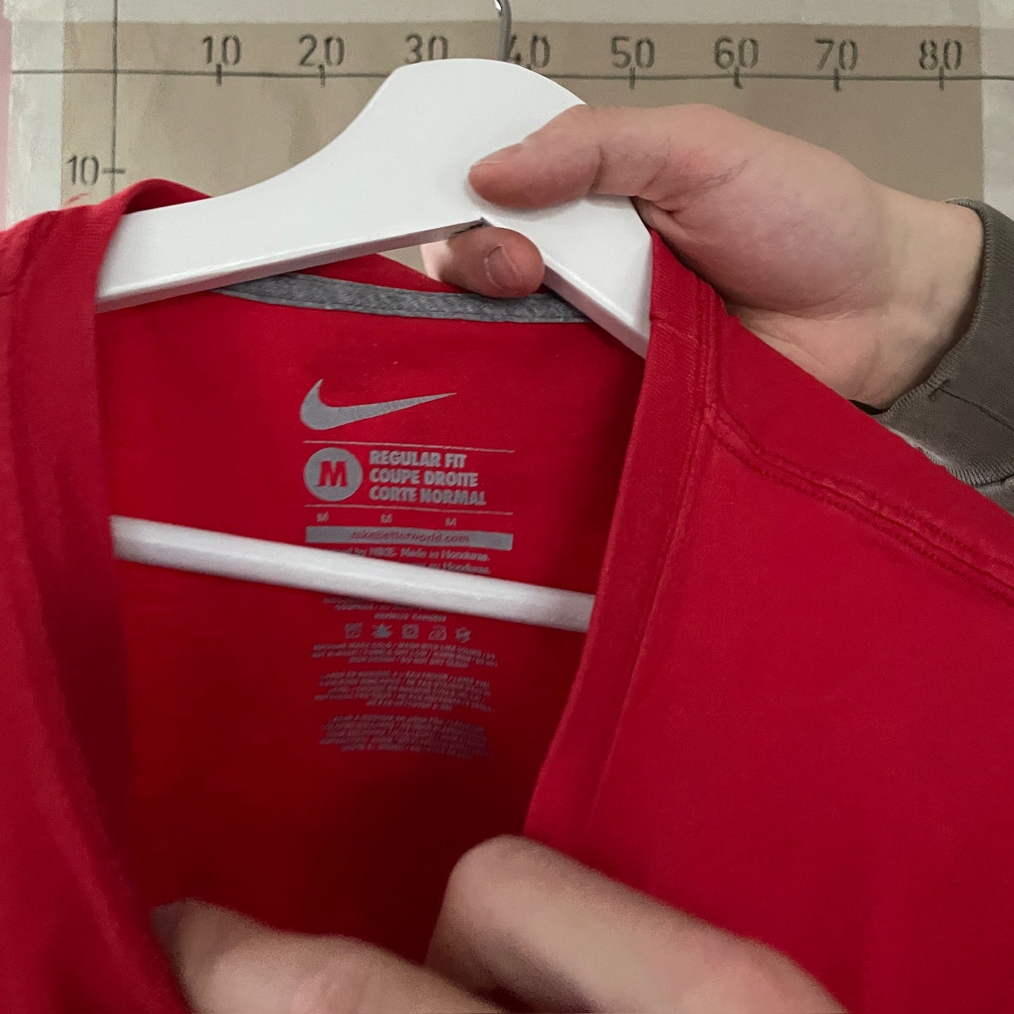 Rød Nike T-Shirt
